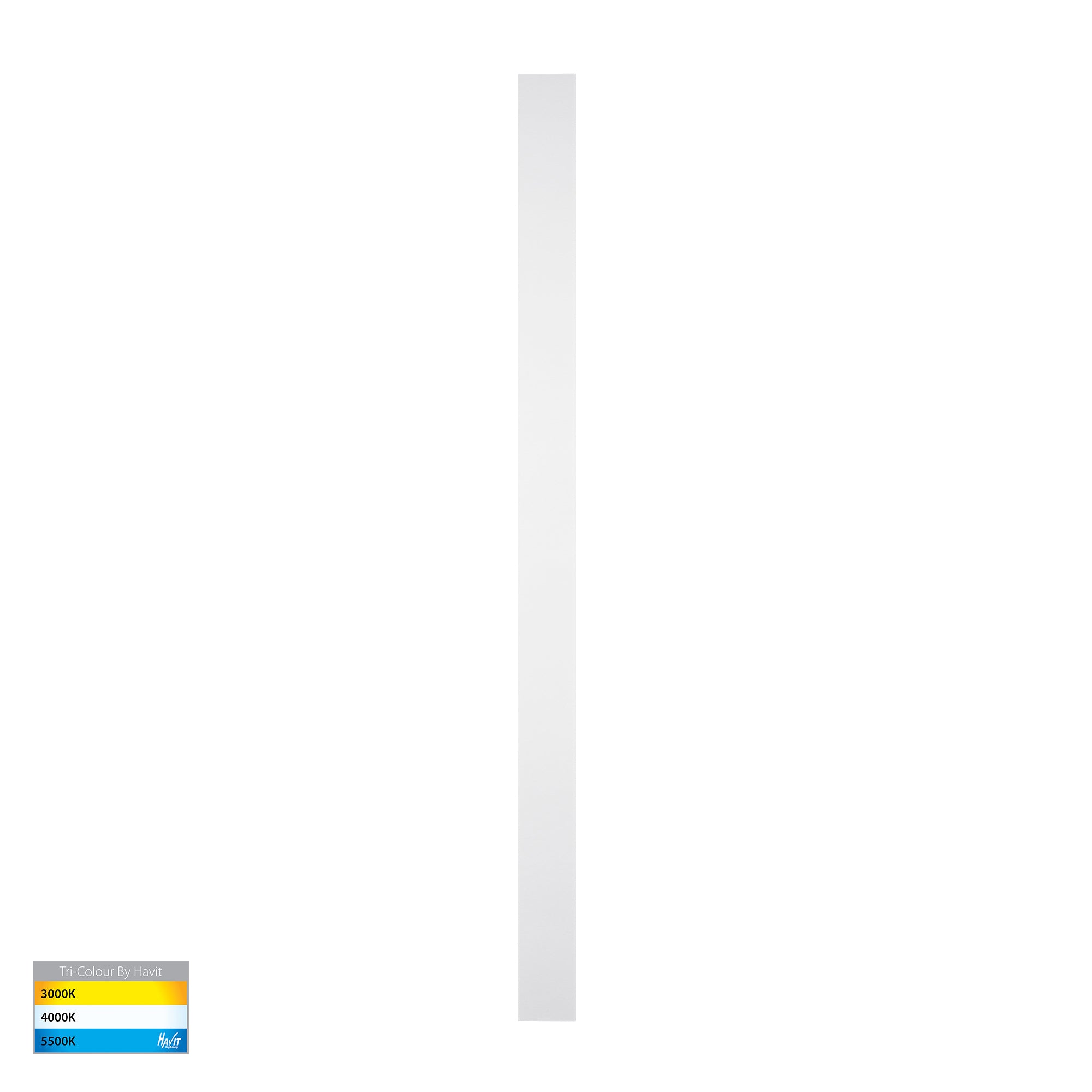 HV3576T-WHT - Barline Shadow Aluminium White 1500mm Wall Light