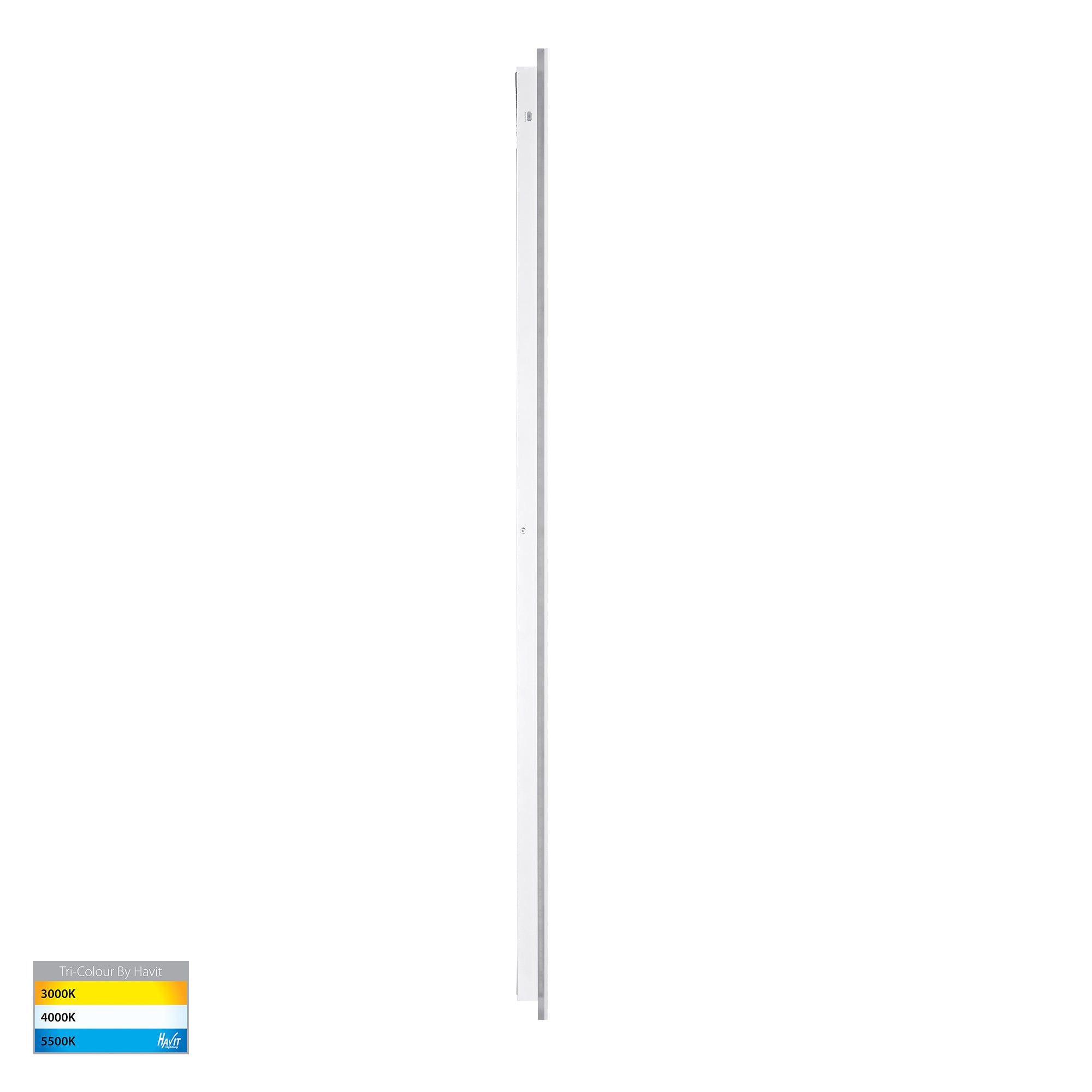 HV3576T-WHT - Barline Shadow Aluminium White 1500mm Wall Light