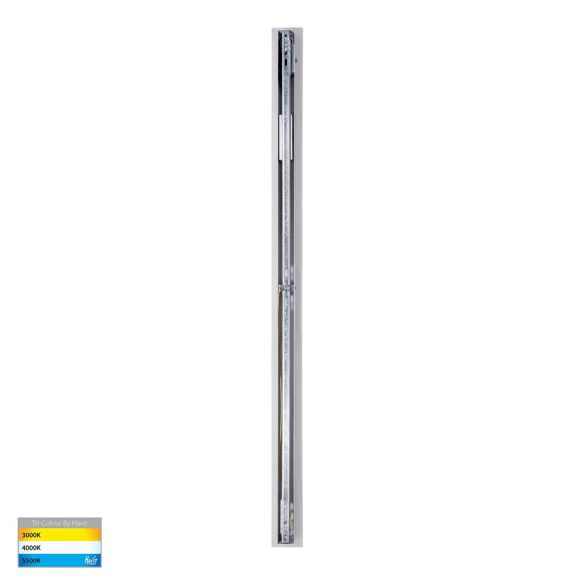 HV3576T-WHT - Barline Shadow Aluminium White 1500mm Wall Light