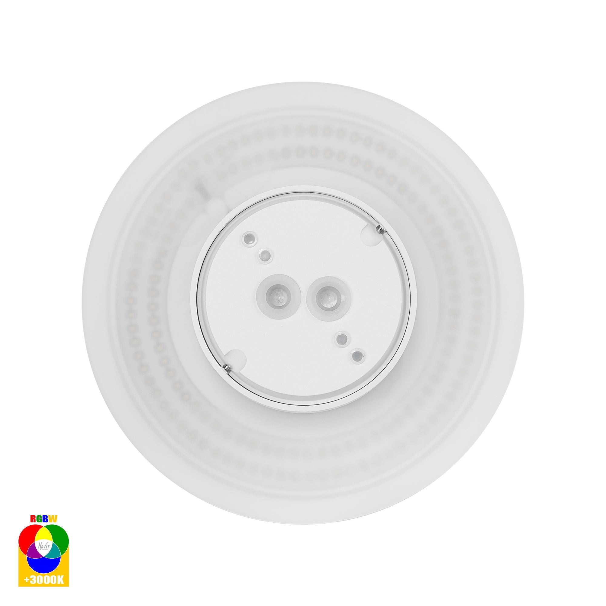 HV3592RGBW-WHT - Halo White RGBW LED Wall Light