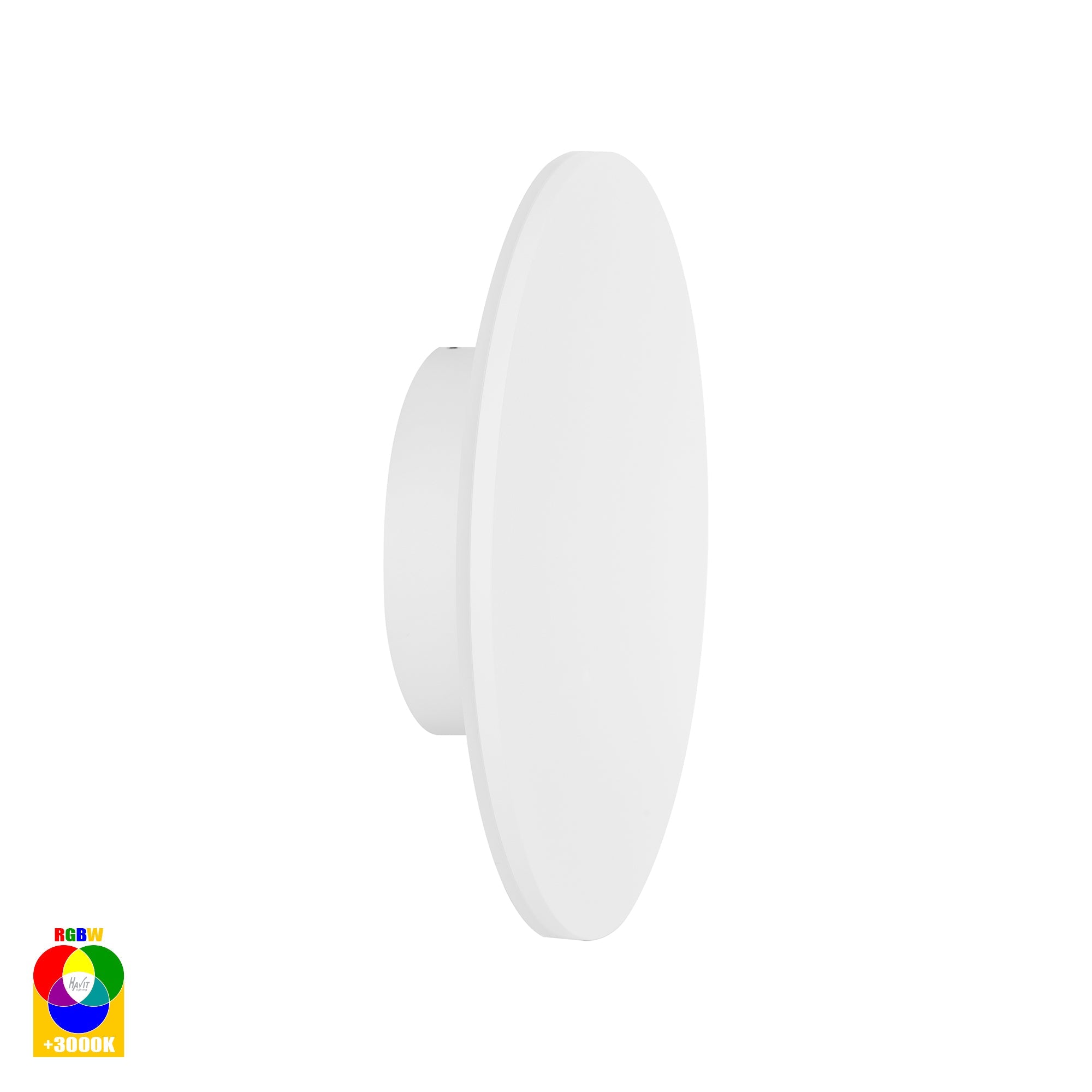 HV3592RGBW-WHT - Halo White RGBW LED Wall Light
