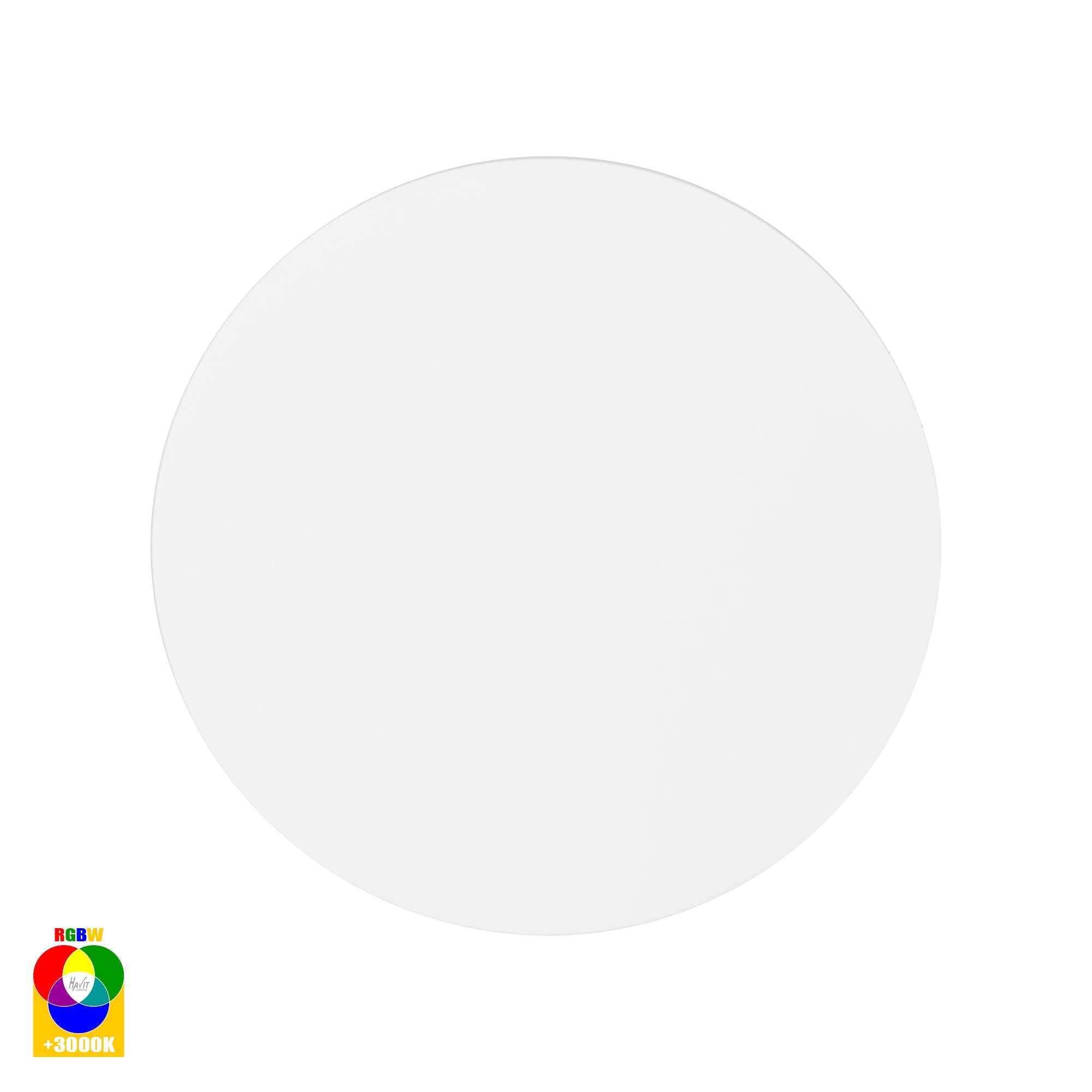 HV3592RGBW-WHT - Halo White RGBW LED Wall Light