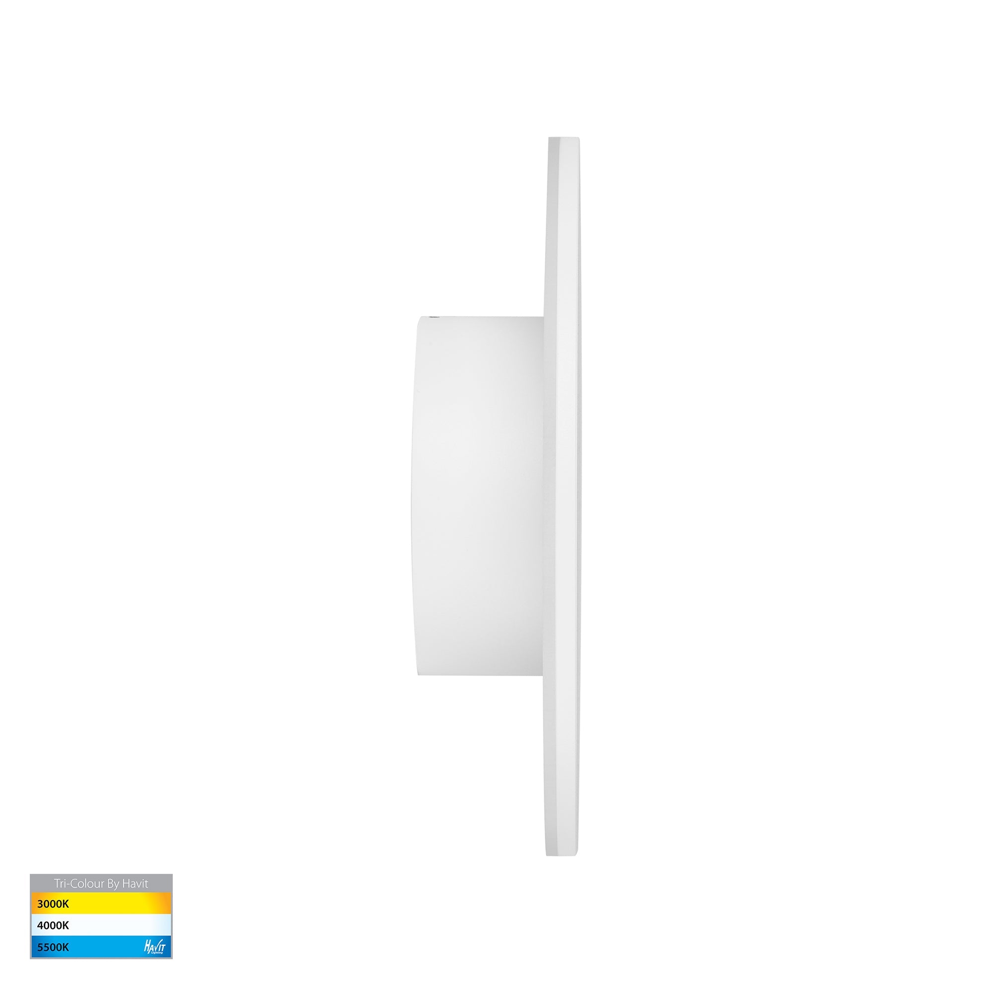 HV3592T-WHT - Halo White TRI Colour LED Wall Light