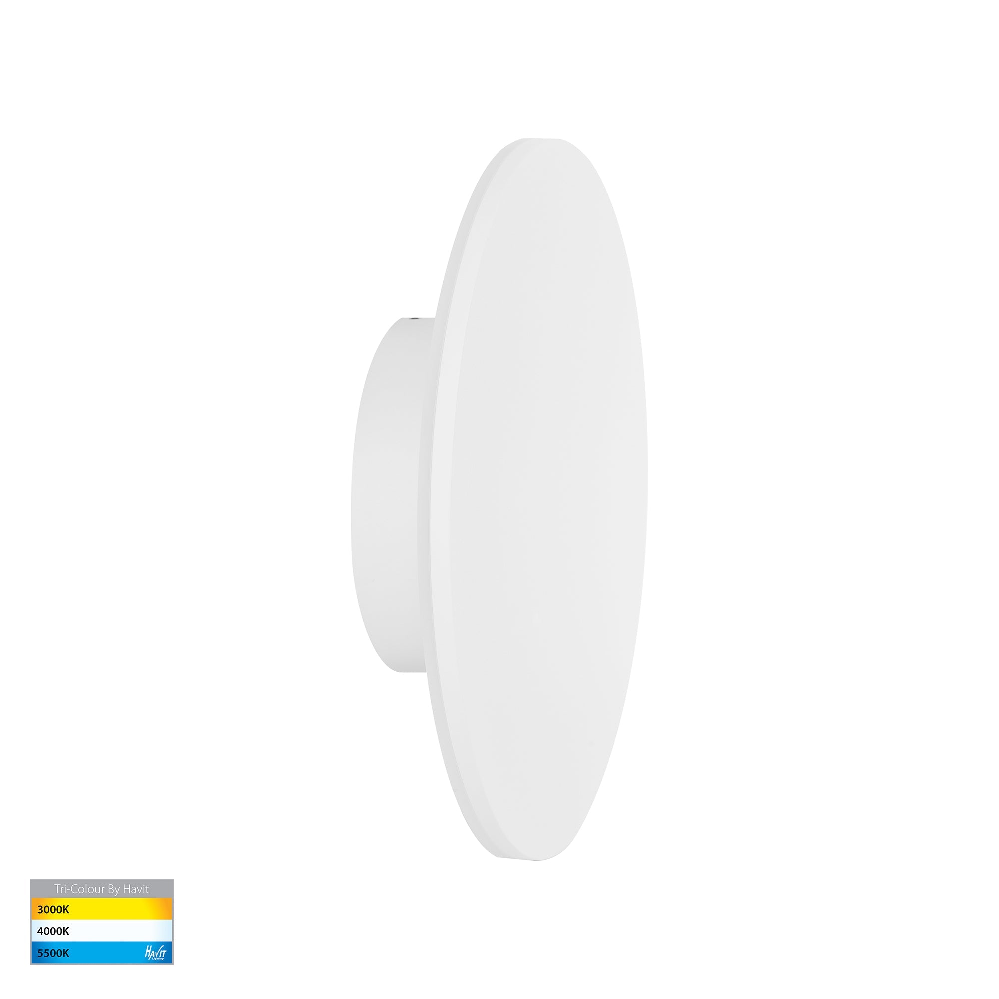 HV3592T-WHT - Halo White TRI Colour LED Wall Light