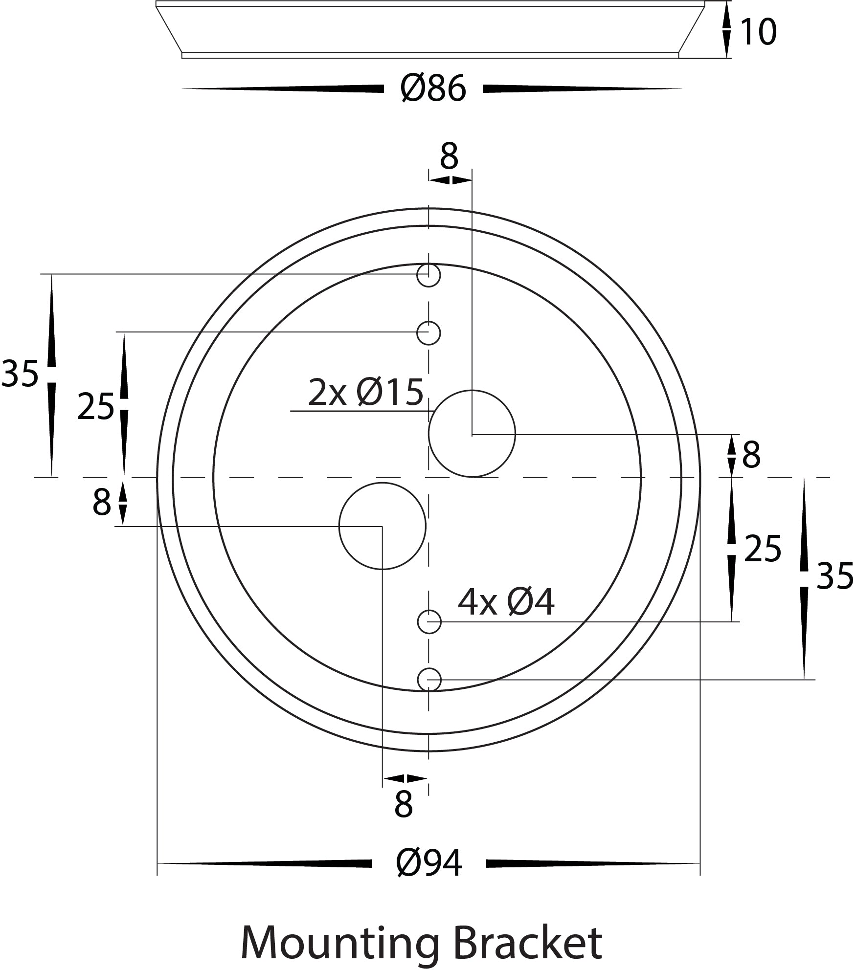 HV3592RGBW-BLK - Halo Black RGBW LED Wall Light