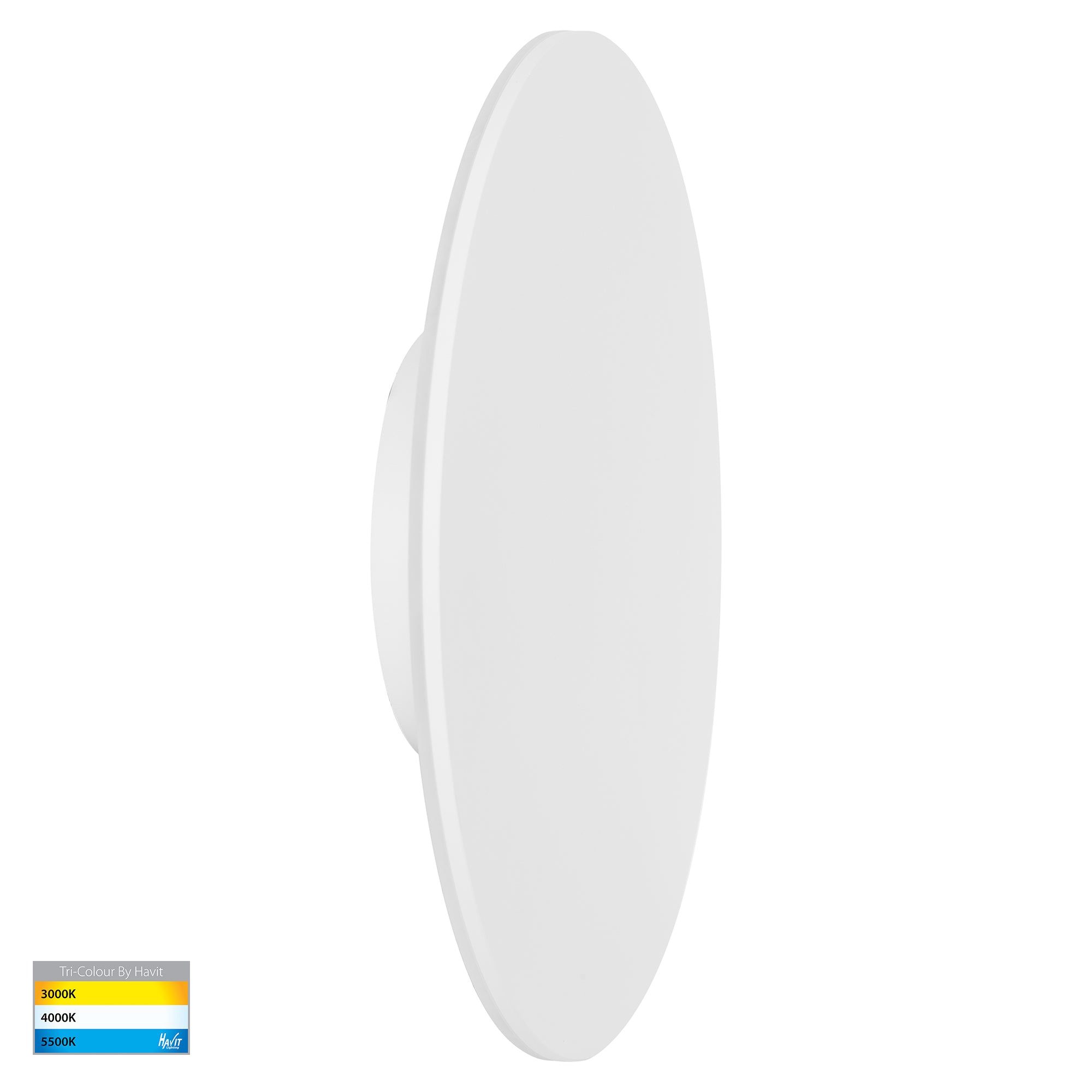 HV3594T-WHT - Halo White TRI Colour LED Wall Light