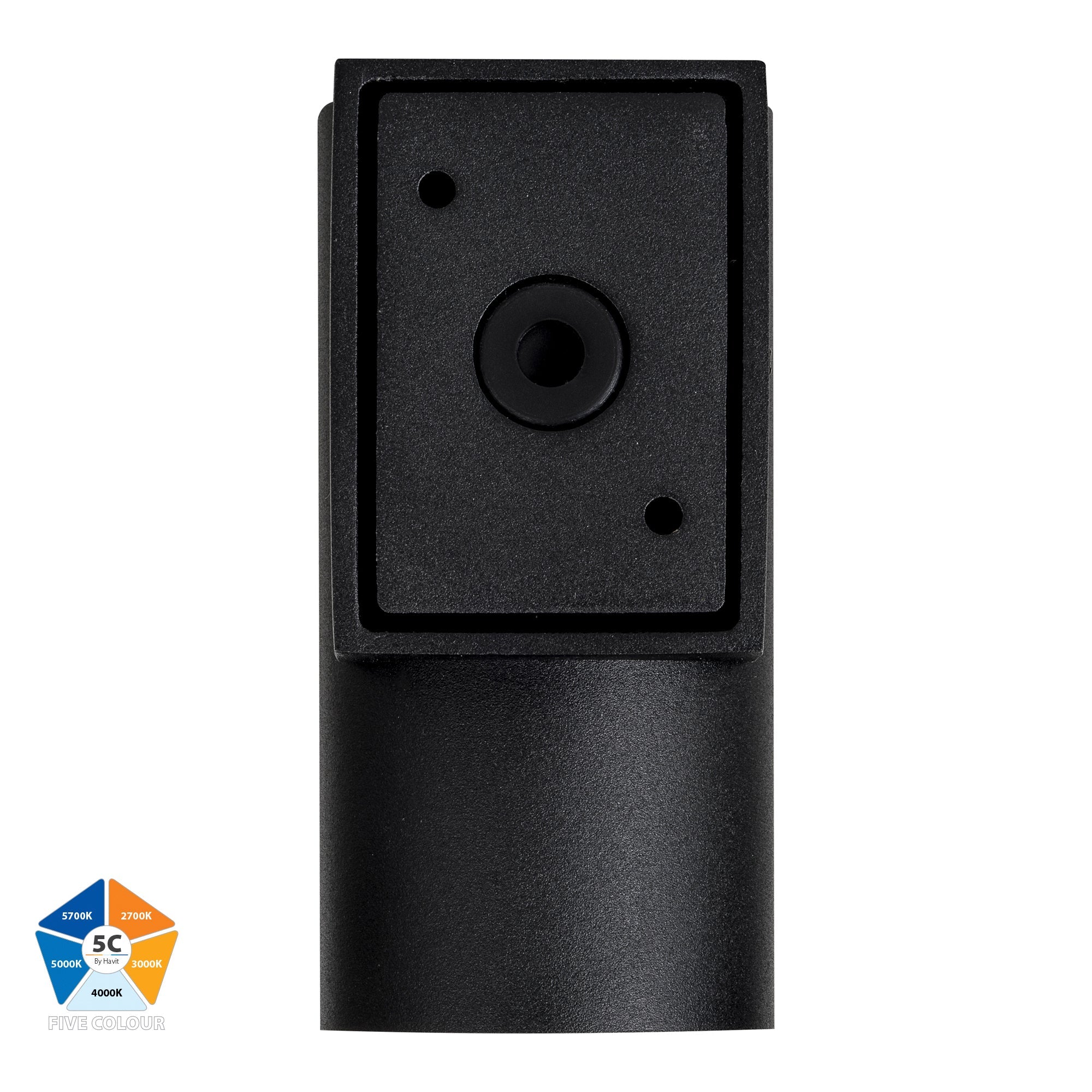 HV3625S-ALUBLK- Aries Aluminium Black Fixed Down LED Wall Light