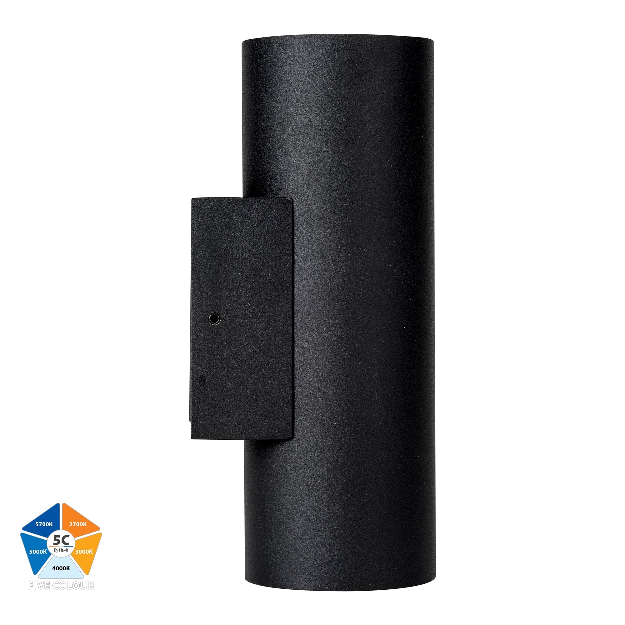 HV3626S-ALUBLK- Aries Aluminium Black Up & Down LED Wall Light