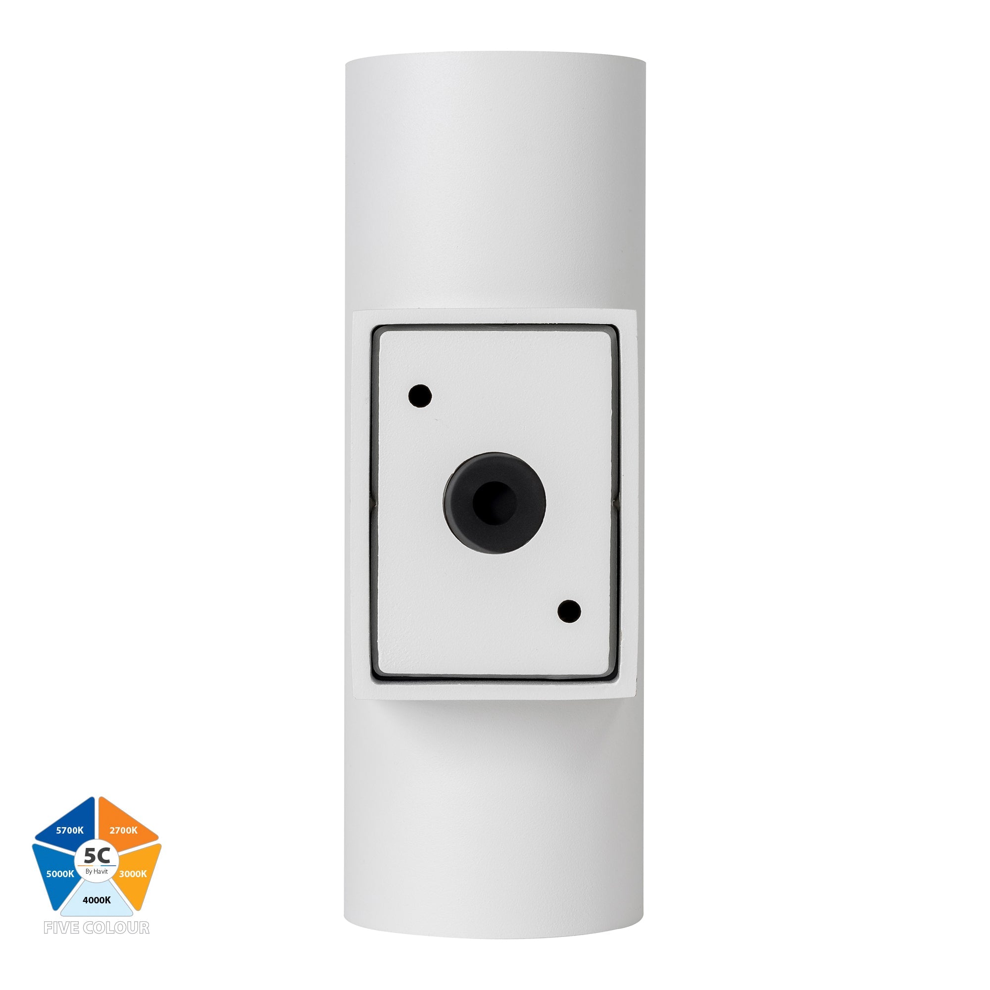 HV3626S-ALUWHT- Aries Aluminium White Up & Down LED Wall Light