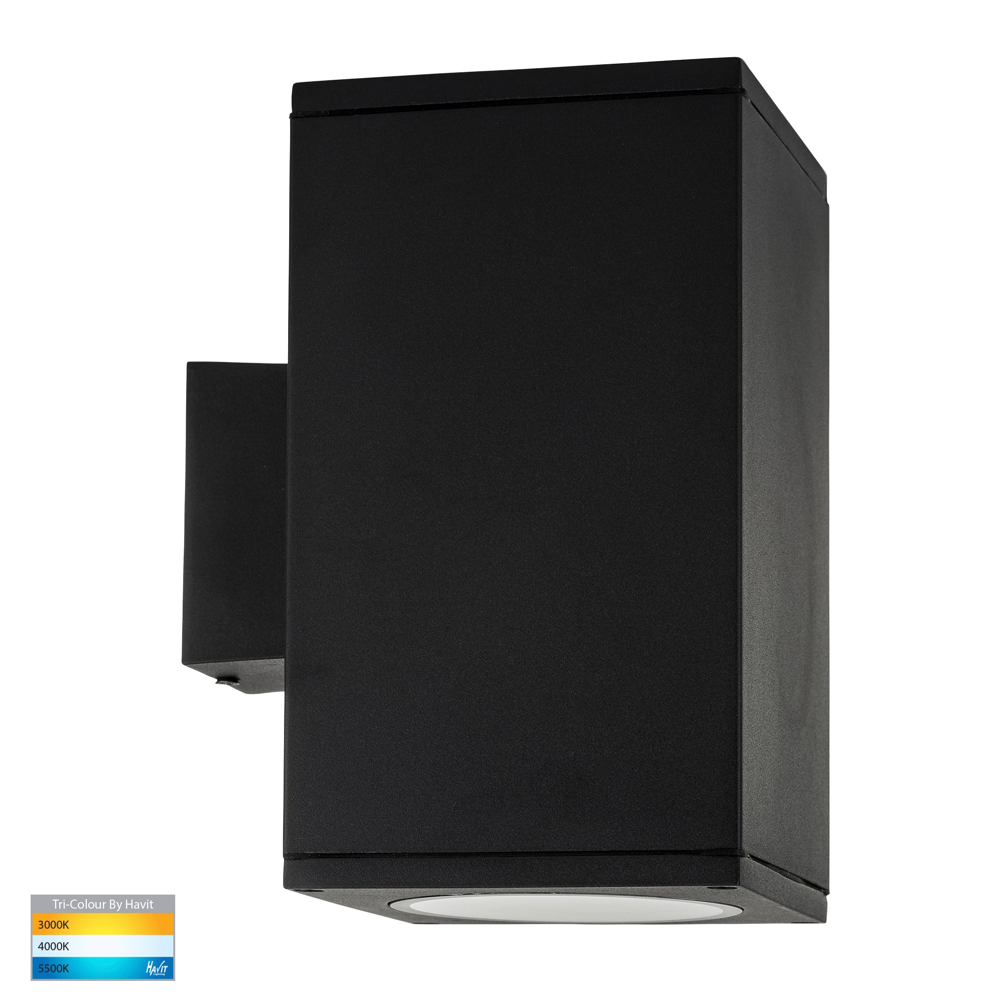 HV3629T-BLK-SQ - Porter Square Black Large Up & Down LED Wall Light