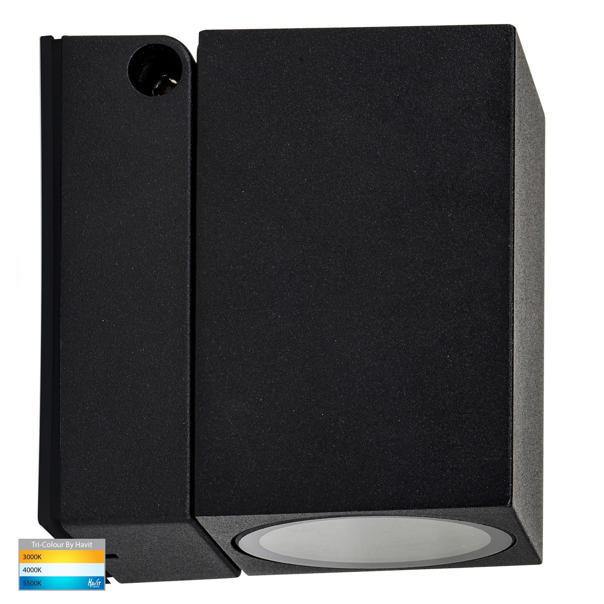 HV3630T-BLK - Accord Black TRI Colour Single Adjustable Spot Light