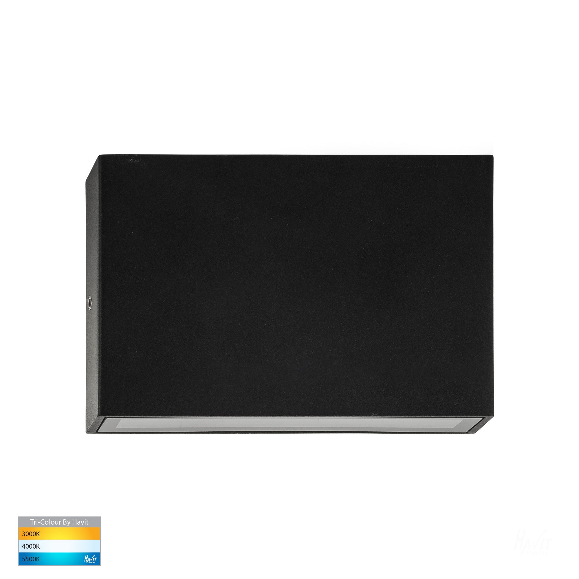 HV3645T-BLK - Essil Black Fixed Down LED Wall Light