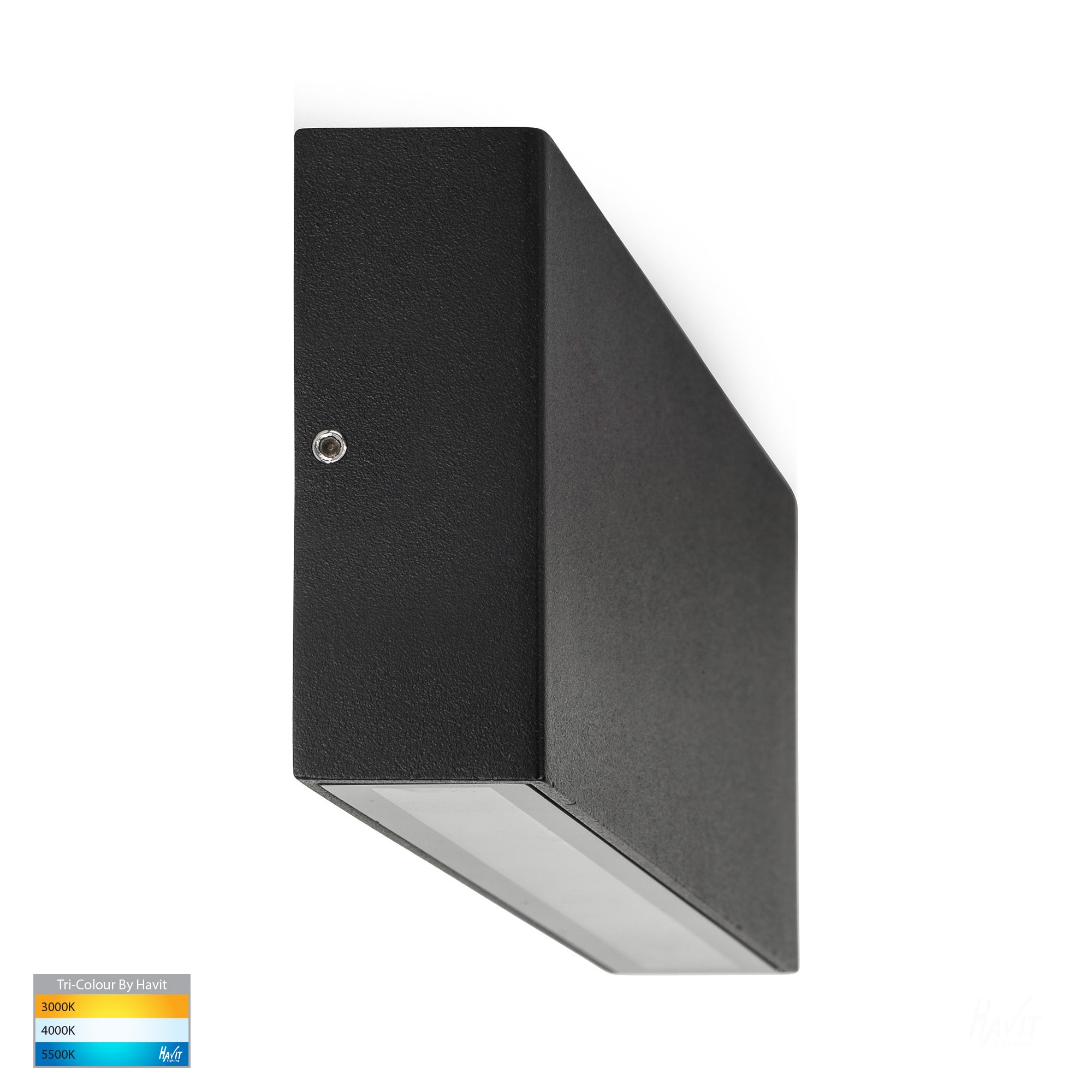 HV3647T-BLK - Essil Black Fixed Down LED Wall Light