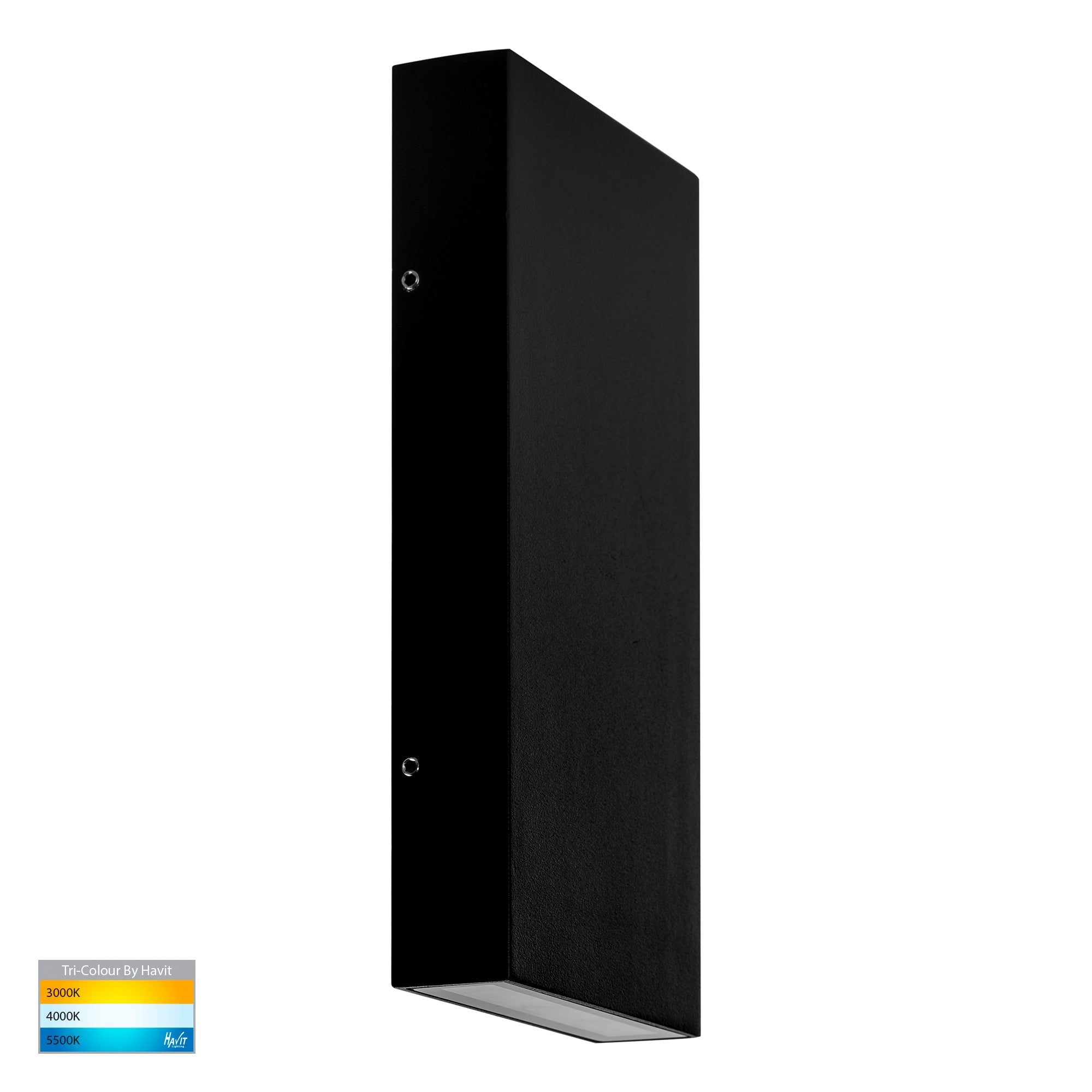 HV3649T-BLK - Essil Black Up & Down LED Wall Light