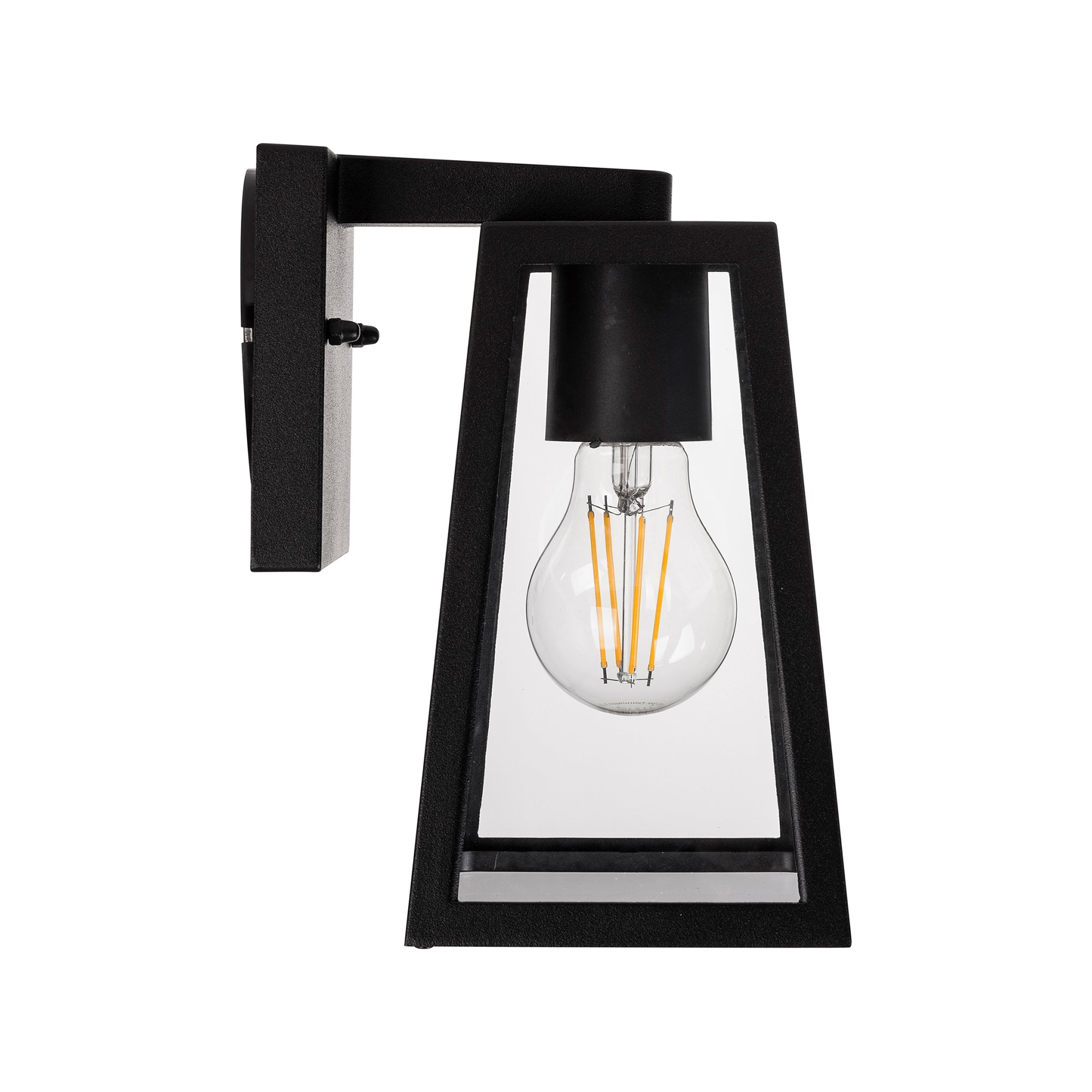 HV3672W-BLK - Licht Aluminium Black Wall Light