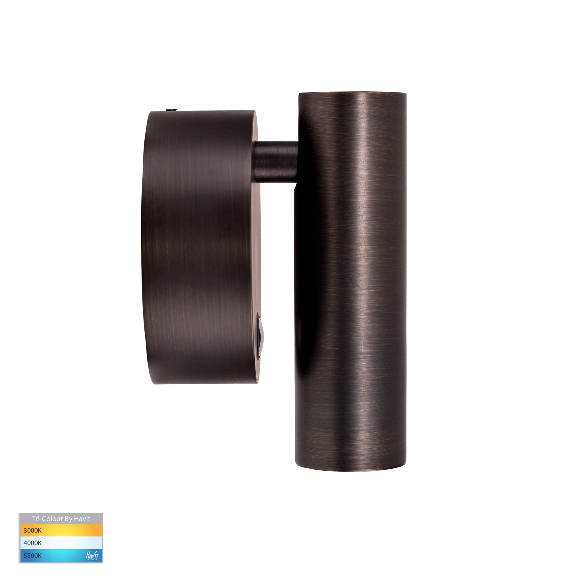 HV3689T-AB - Lesen Antique Brass Single Adjustable Wall Light