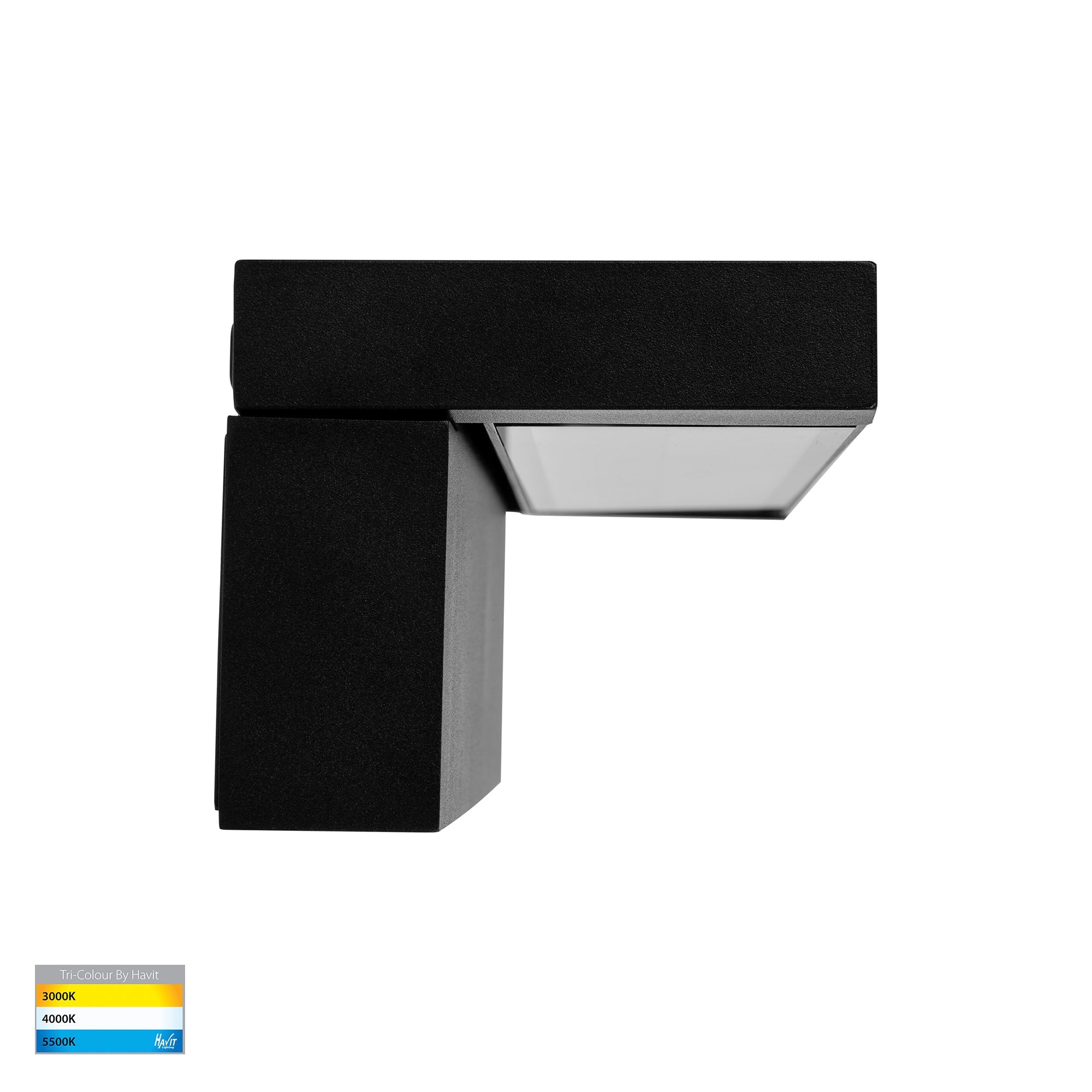 HV3732T-BLK - Locu Aluminium Black 24w Adjustable LED Floodlight