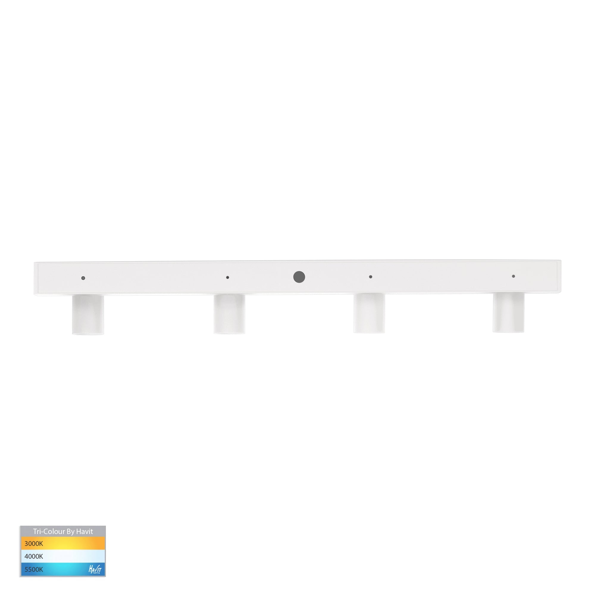 HV4002T-4-WHT - Revo White 4 Light TRI Colour Bar Light