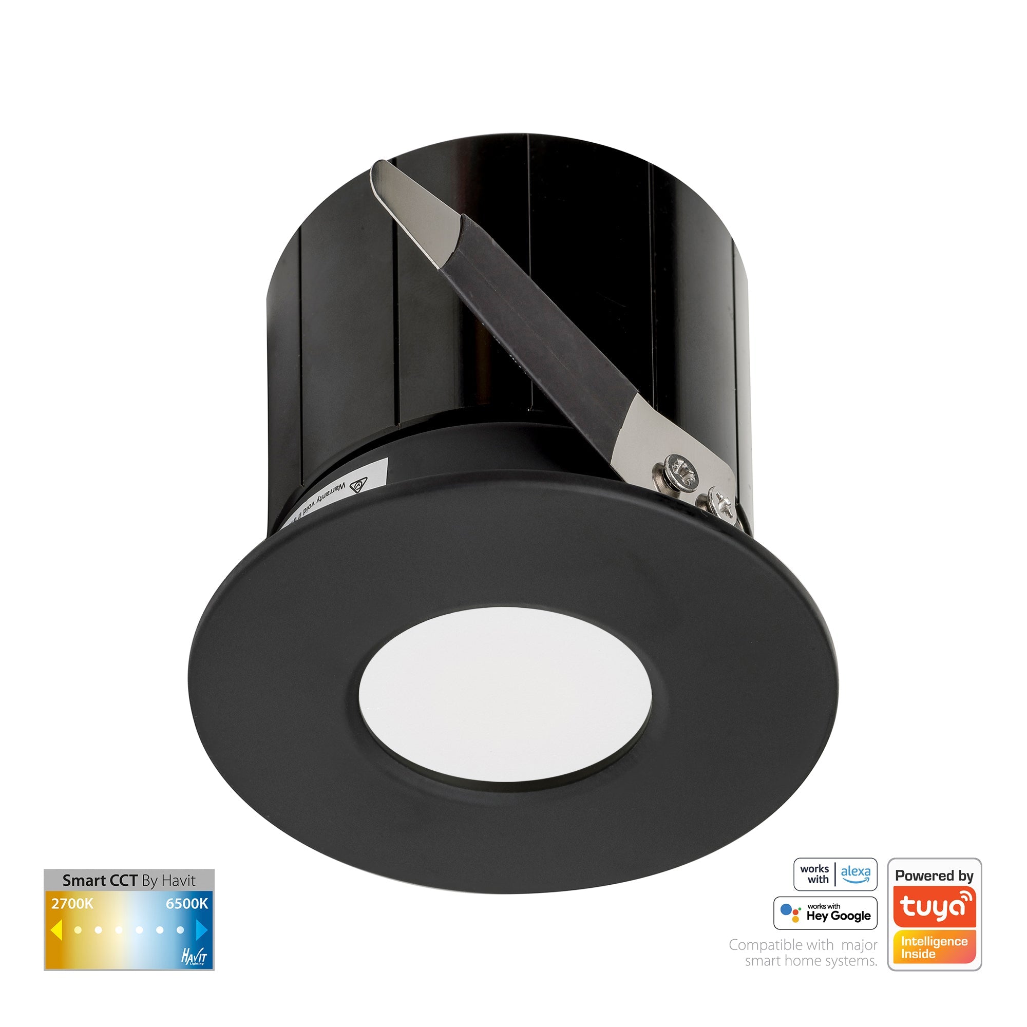 HV5511CCT-BLK - Prime Black Fixed CCT WIFI LED Downlight