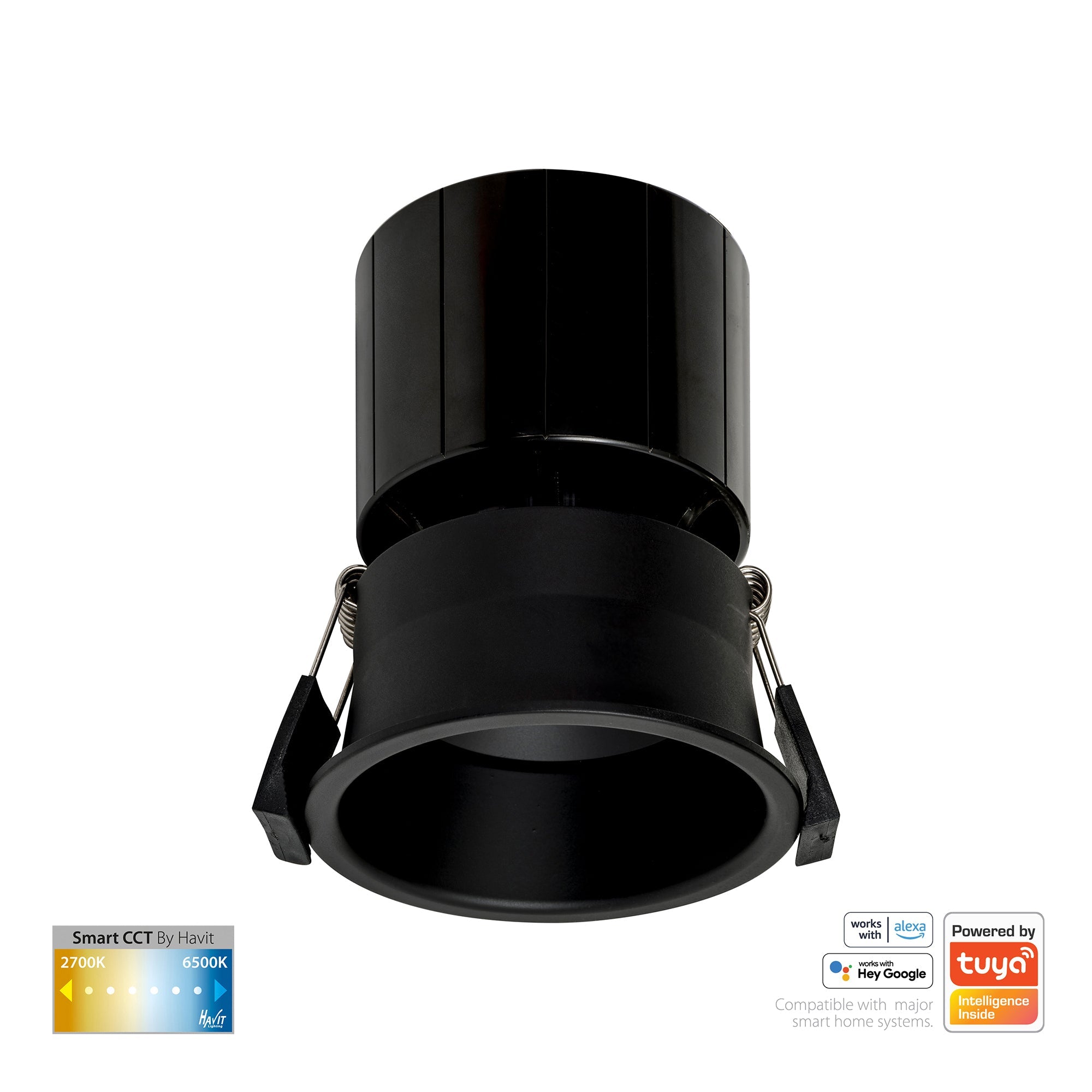 HV5513CCT-BLK - Prime Black Fixed Deep CCT WIFI LED Downlight