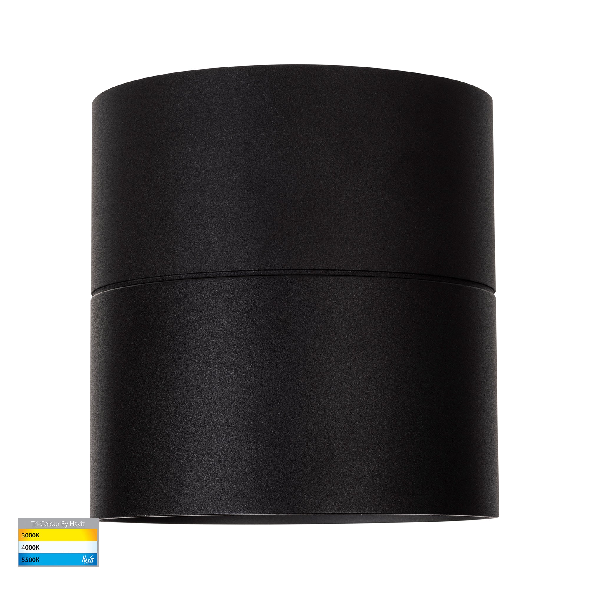 HV5805T-BLK-EXT | HV5805T-BLK-EXT-12V - Nella Black 18w Surface Mounted LED Downlight with Extension