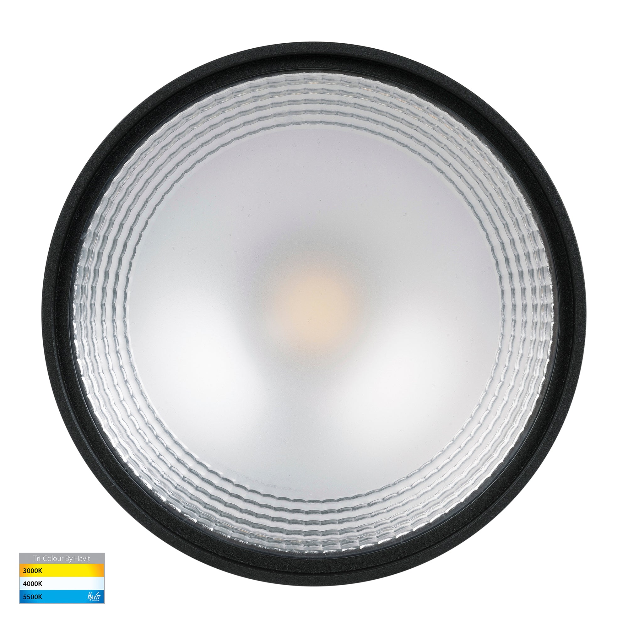 HV5805T-BLK-EXT | HV5805T-BLK-EXT-12V - Nella Black 18w Surface Mounted LED Downlight with Extension