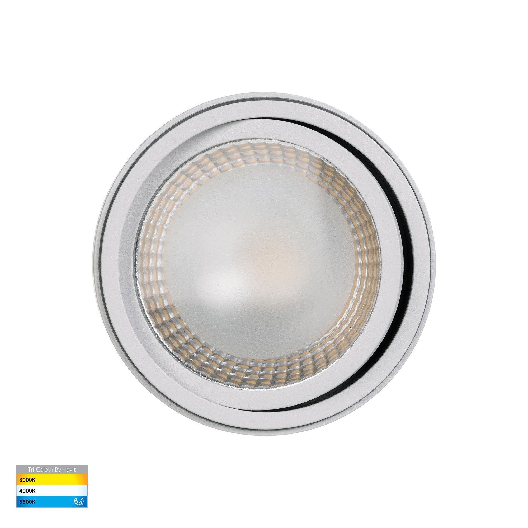 HV5813T-WHT | HV5813T-WHT-12V - Nella 12w LED White Adjustable Surface Mounted Downlight