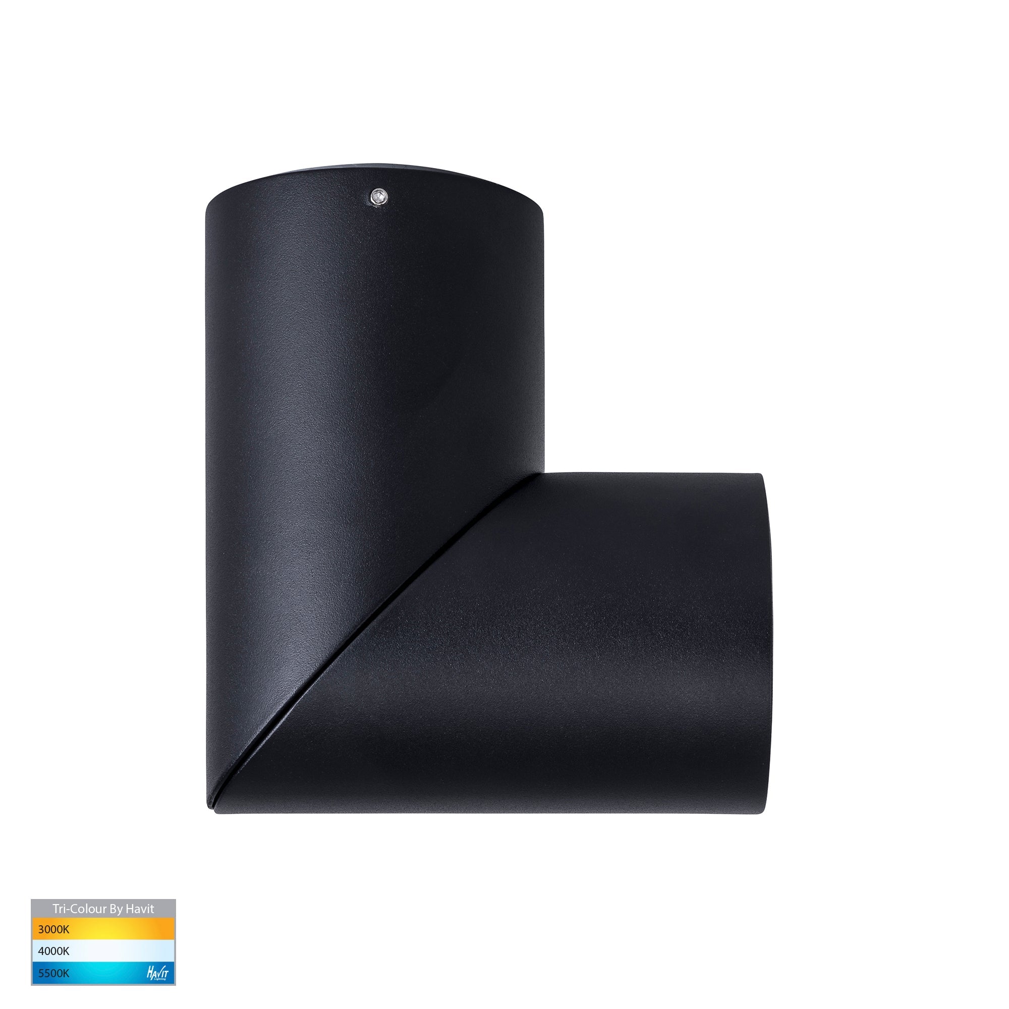 HV5823T-BLK | HV5823T-BLK-12V - Nella Black 12w Surface Mounted Rotatable LED Downlight