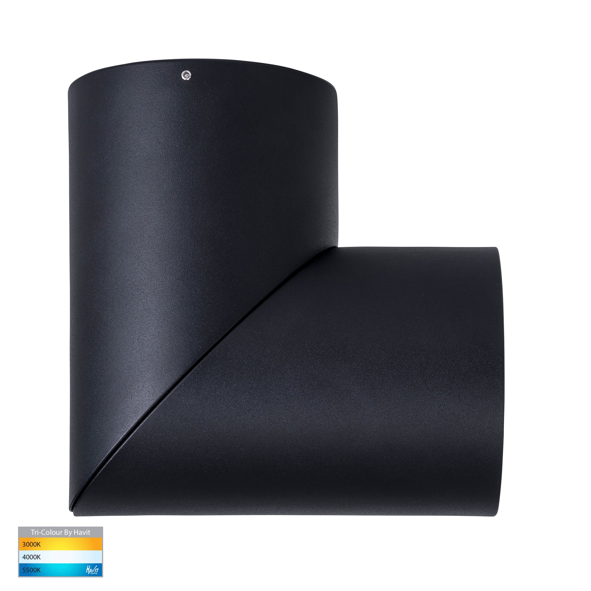 HV5825T-BLK | HV5825T-BLK-12V - Nella Black 24w Surface Mounted Rotatable LED Downlight