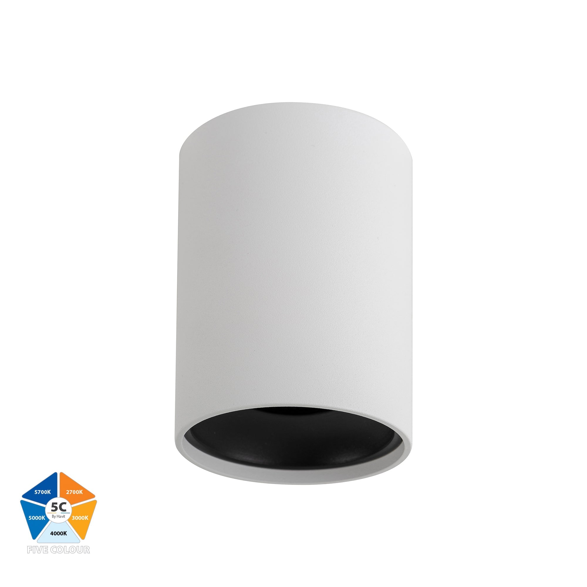 HV5841-BR - Black Inner Ring to Suit HV5841 7w Surface Mounted LED Downlight