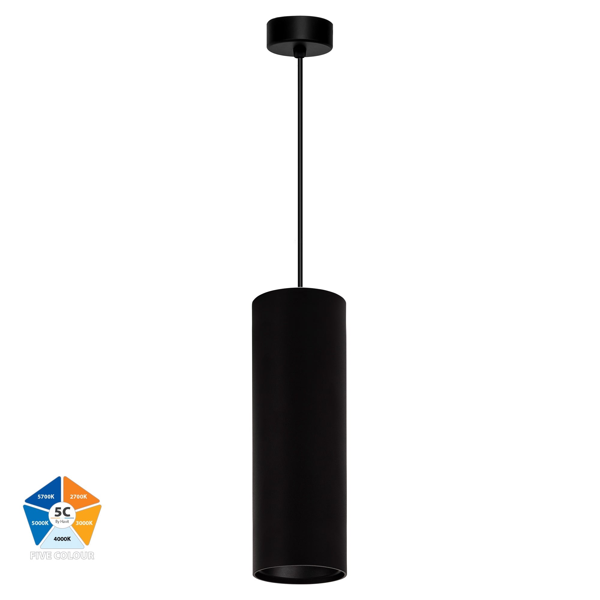 HV5842-BLK-PDT - 3 Metre Pendant Accessory