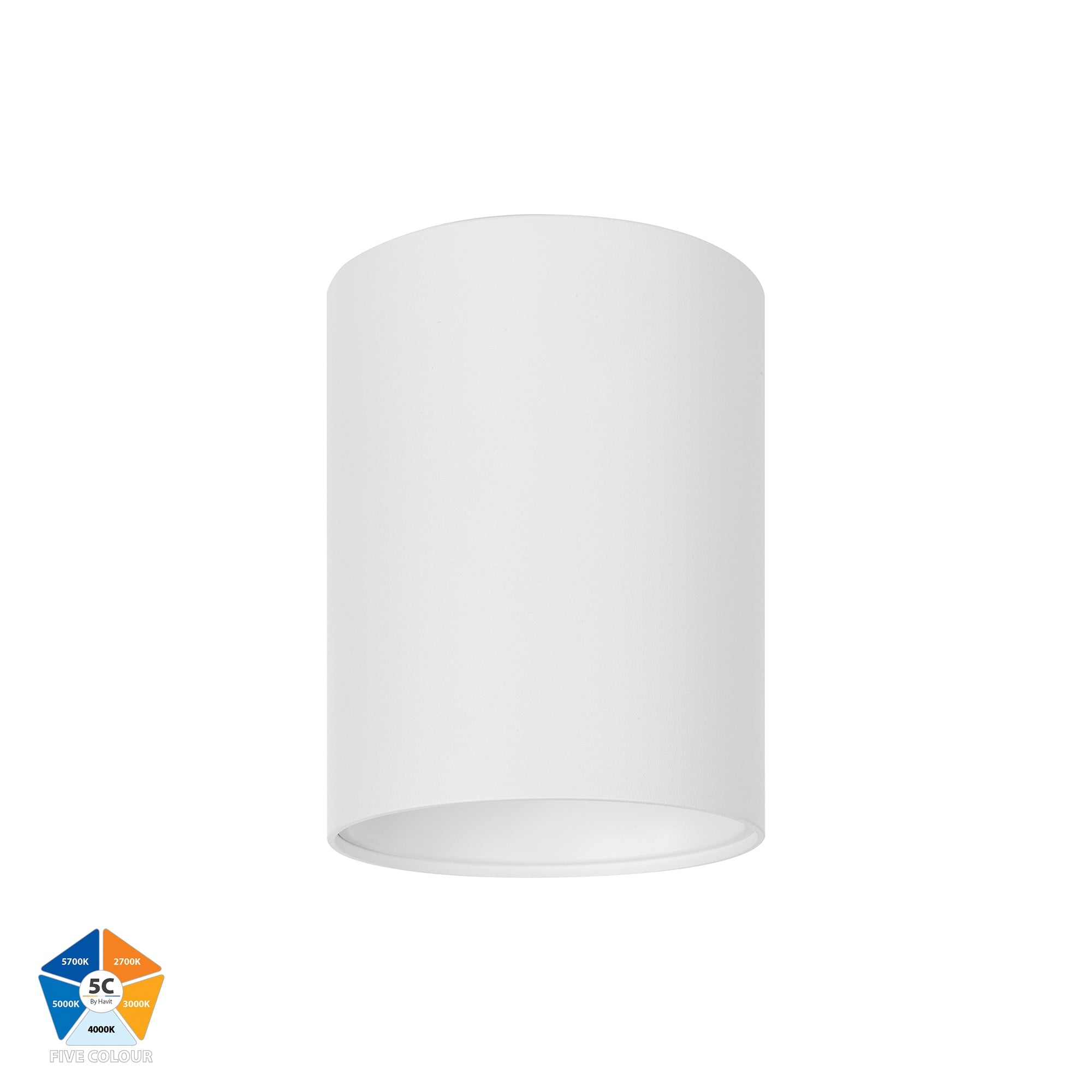 HV5842S-WHT | HV5842S-WHT-12V - Nella White 12w Surface Mounted LED Downlight