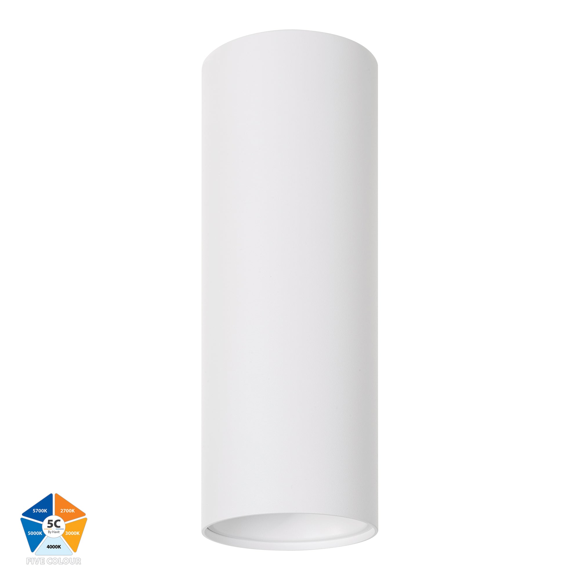 HV5842S-WHT-EXT | HV5842S-WHT-EXT-12V - Nella White 12w Surface Mounted LED Downlight