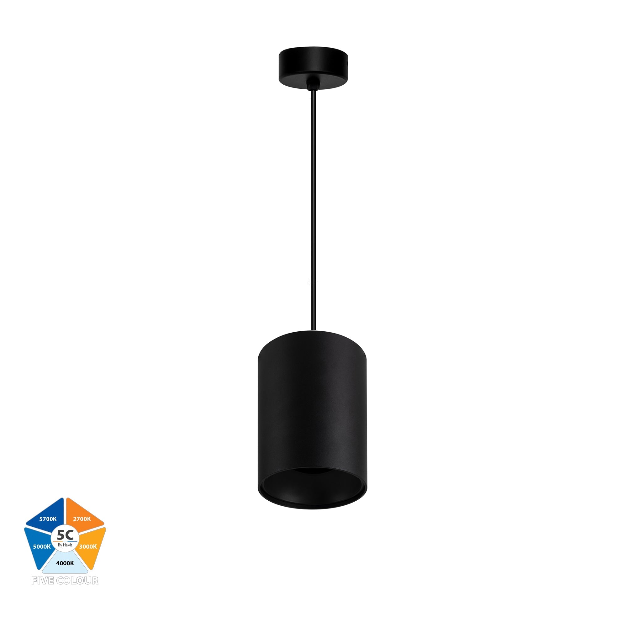 HV5843-BLK-PDT - 3 Metre Pendant Accessory