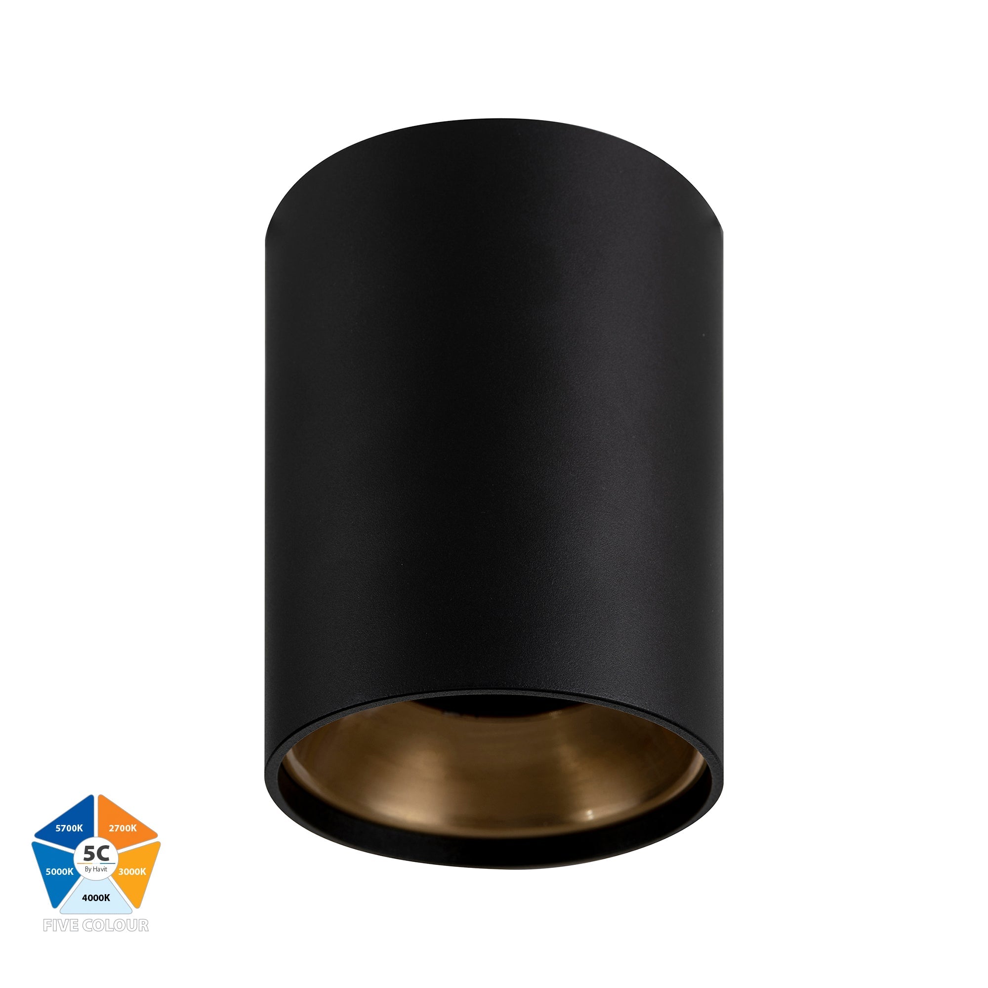 HV5843-GR - Gold Inner Ring to Suit HV5843 18w Surface Mounted LED Downlight