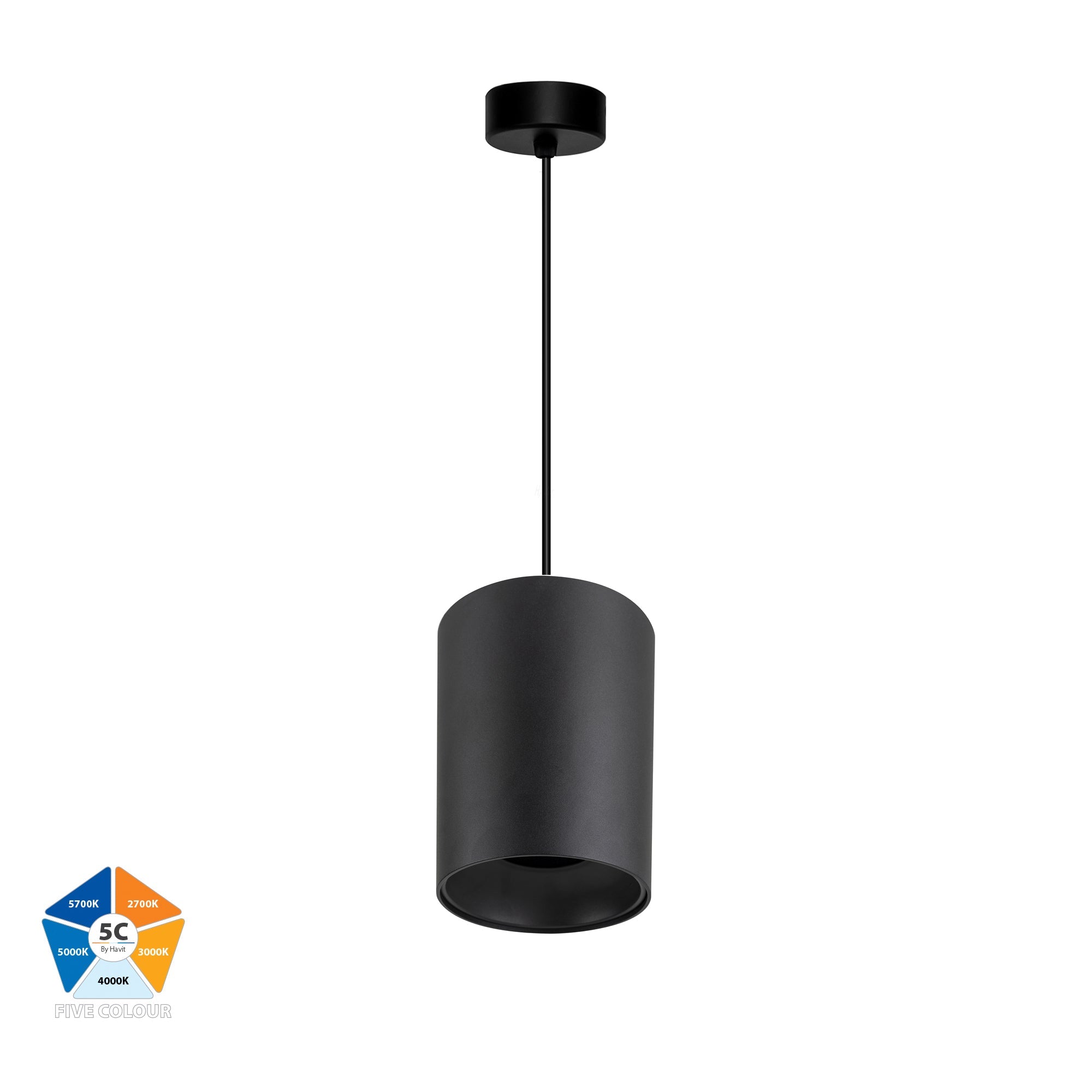 HV5844-BLK-PDT - 3 Metre Pendant Accessory