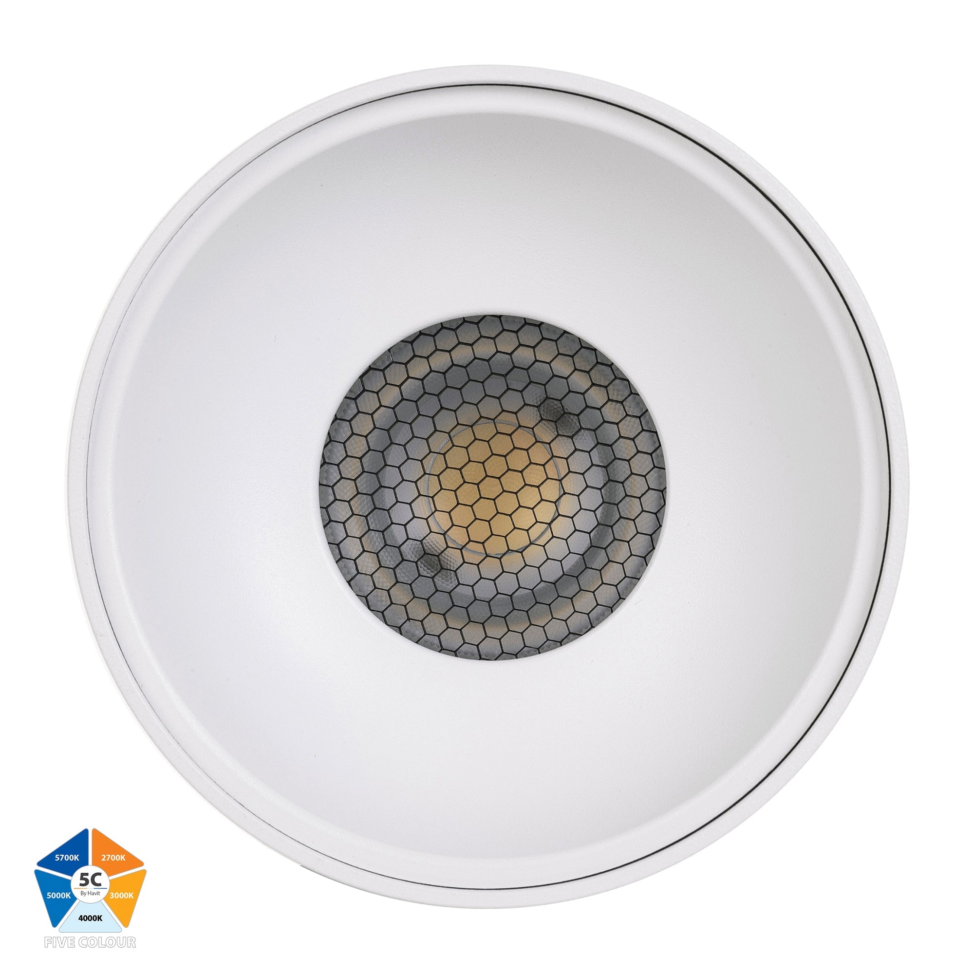 HV5844S-WHT | HV5844S-WHT-12V - Nella White 24w Surface Mounted LED Downlight