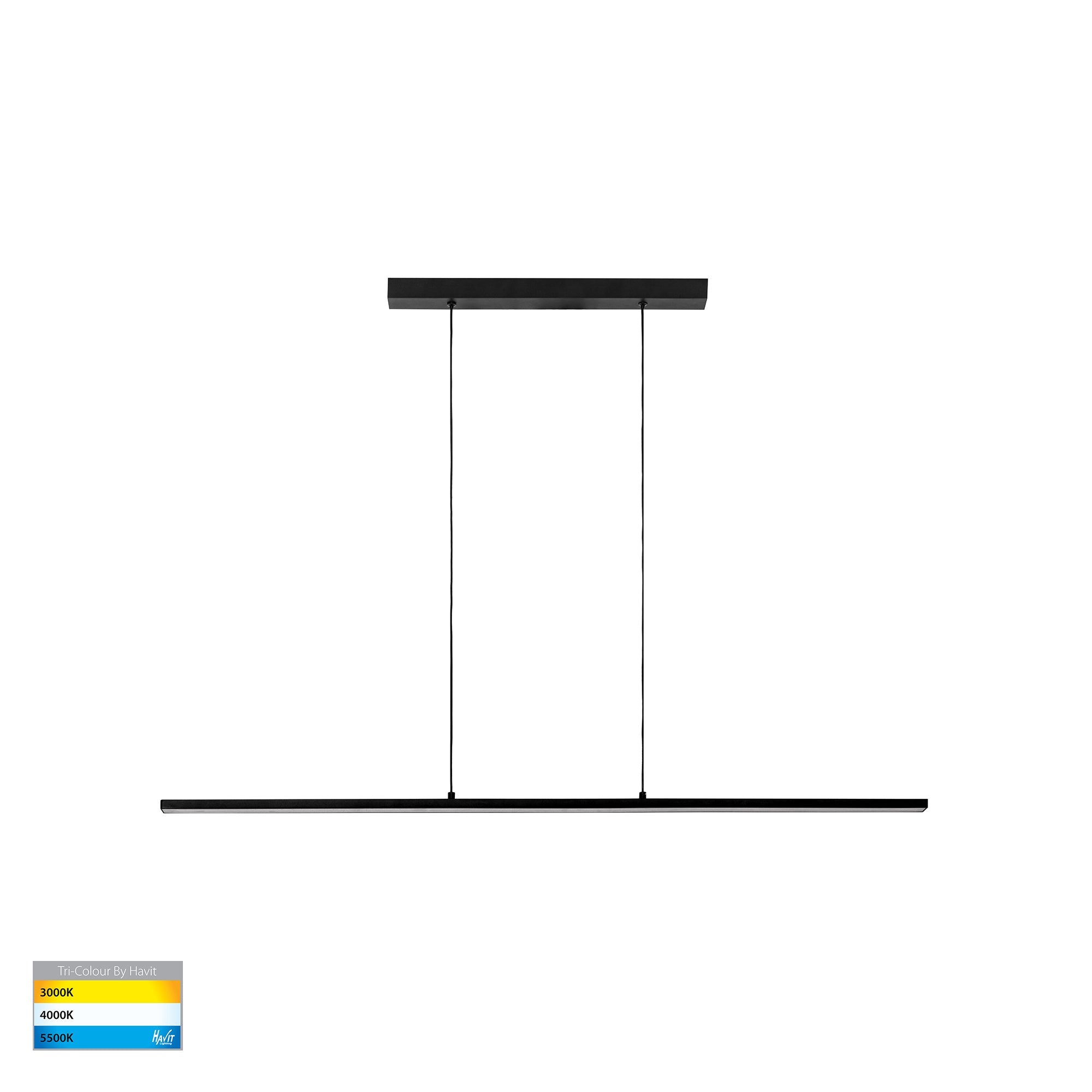 HV6005T-BLK - Proline Black 1200mm Slim LED Pendant