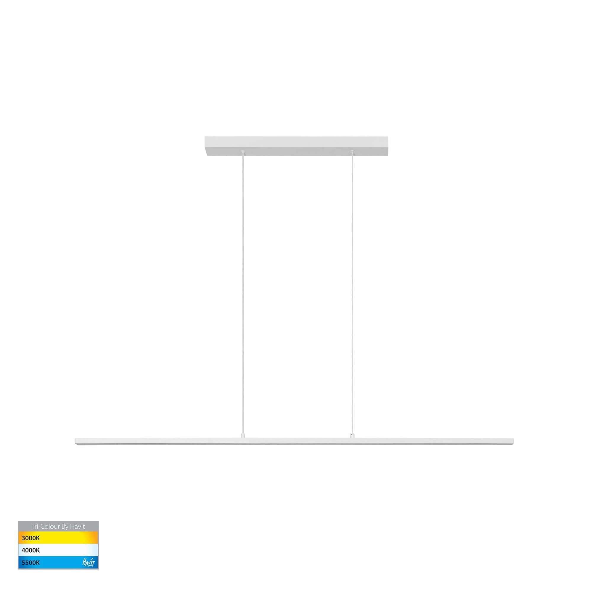 HV6005T-WHT - Proline White 1200mm Slim LED Pendant