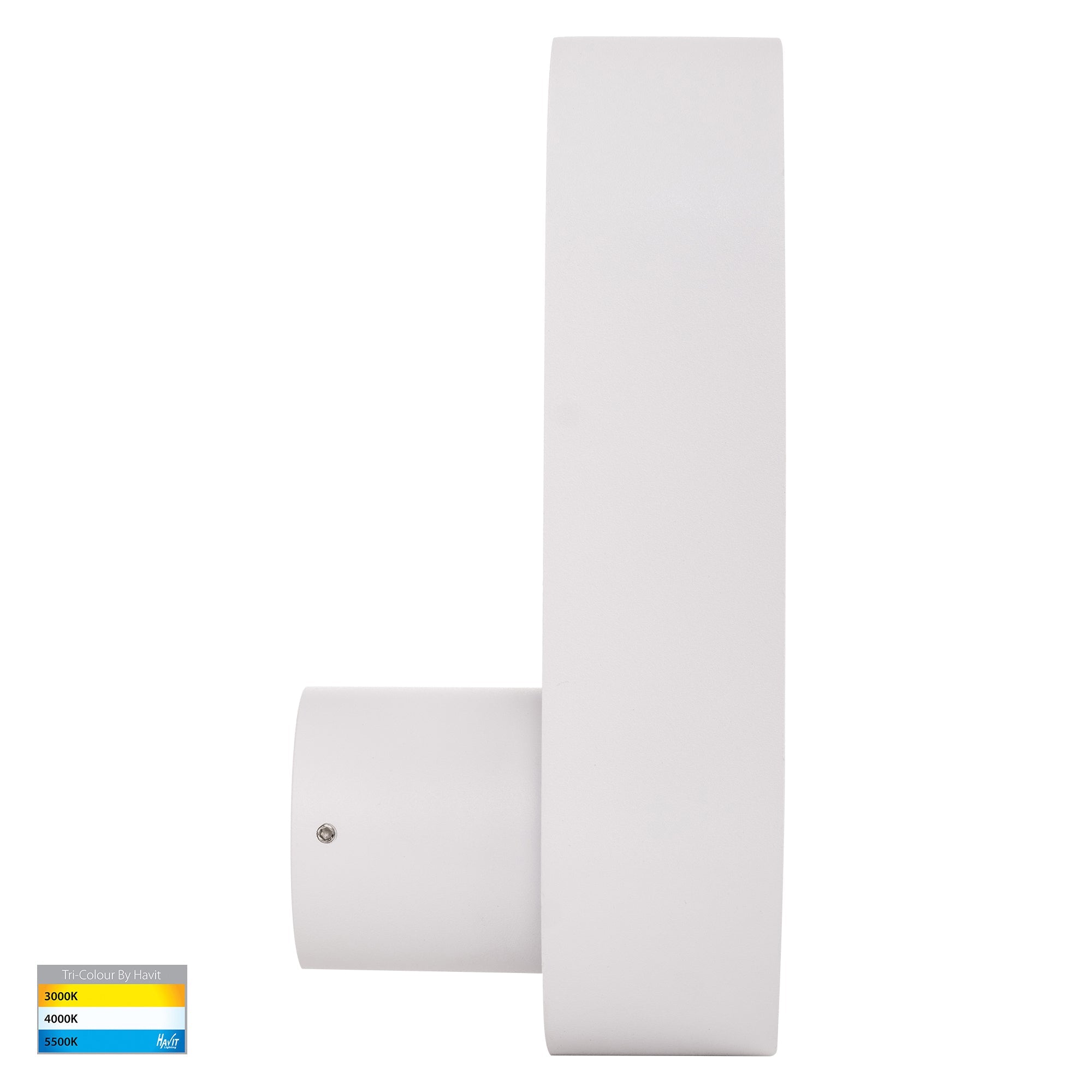 HV8080T-WHT - Ovale White Wall Light