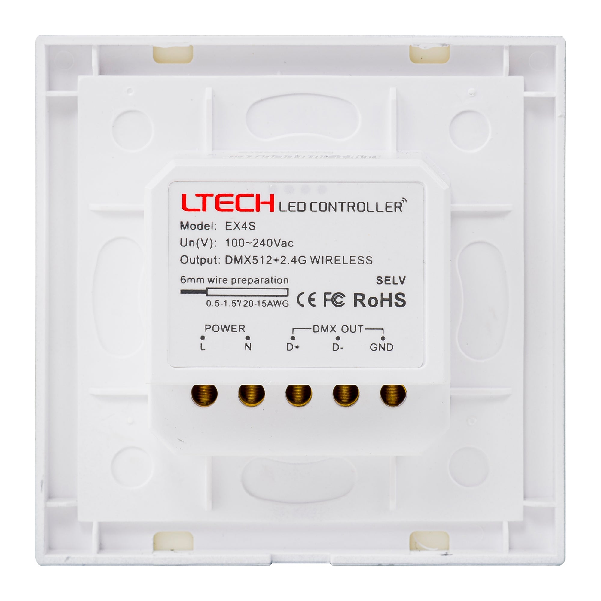 HV9101-EX4S - RGBC/W RF LED Strip Touch Panel Controller