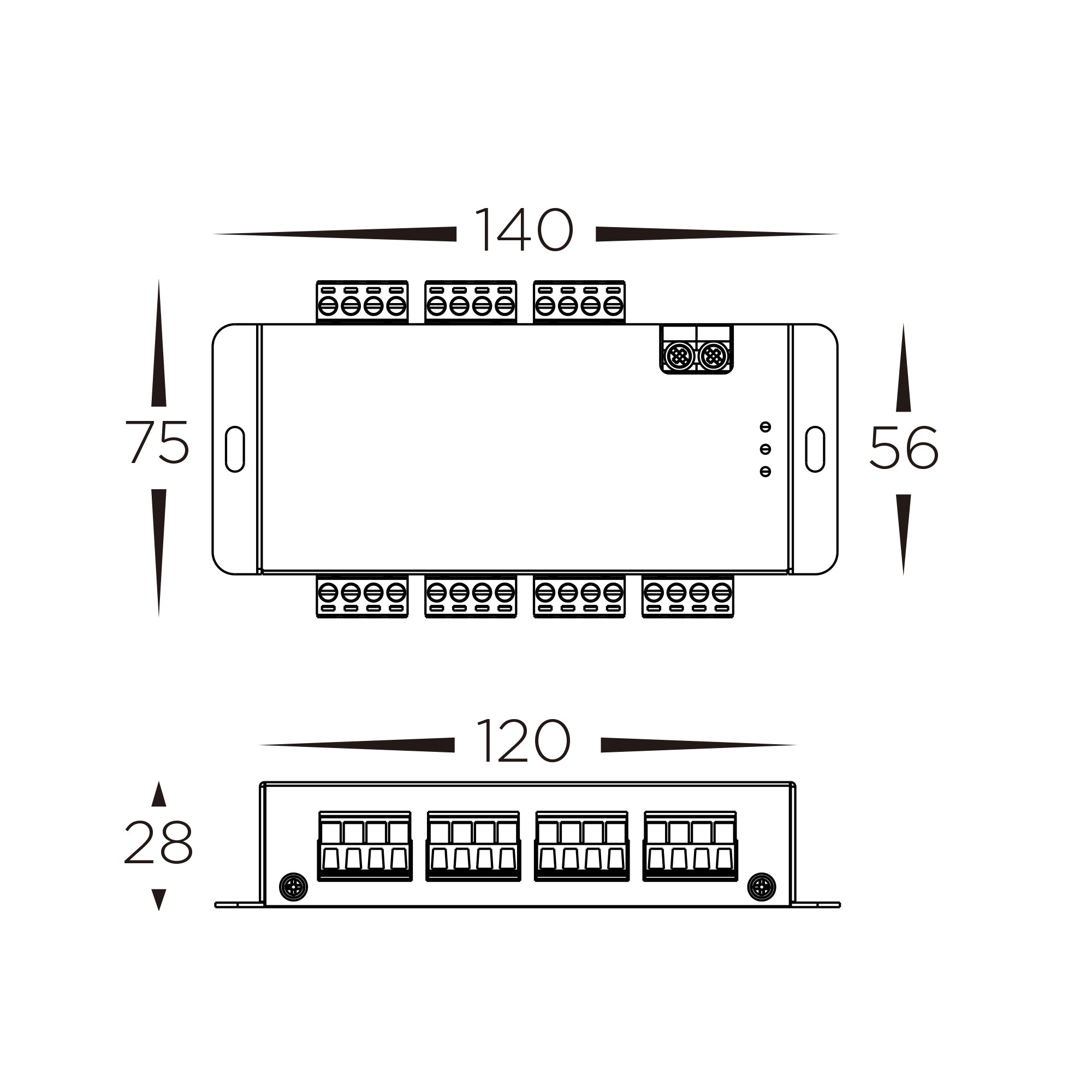 HV9104-SPI-6CH - 6 Channel SPI Repeater