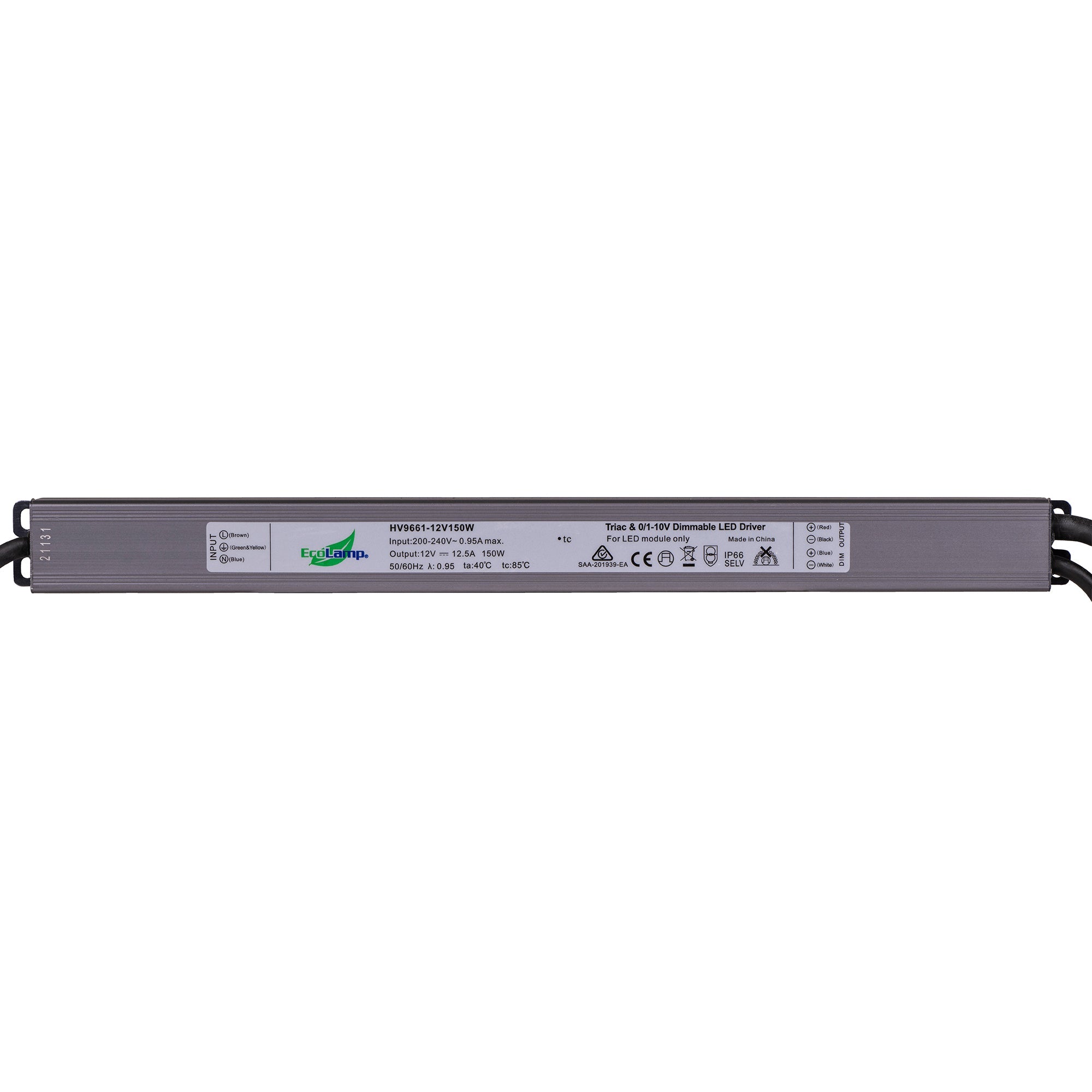 HV9661-150W - 150W Triac + 0-1/10v Dimmable LED Driver