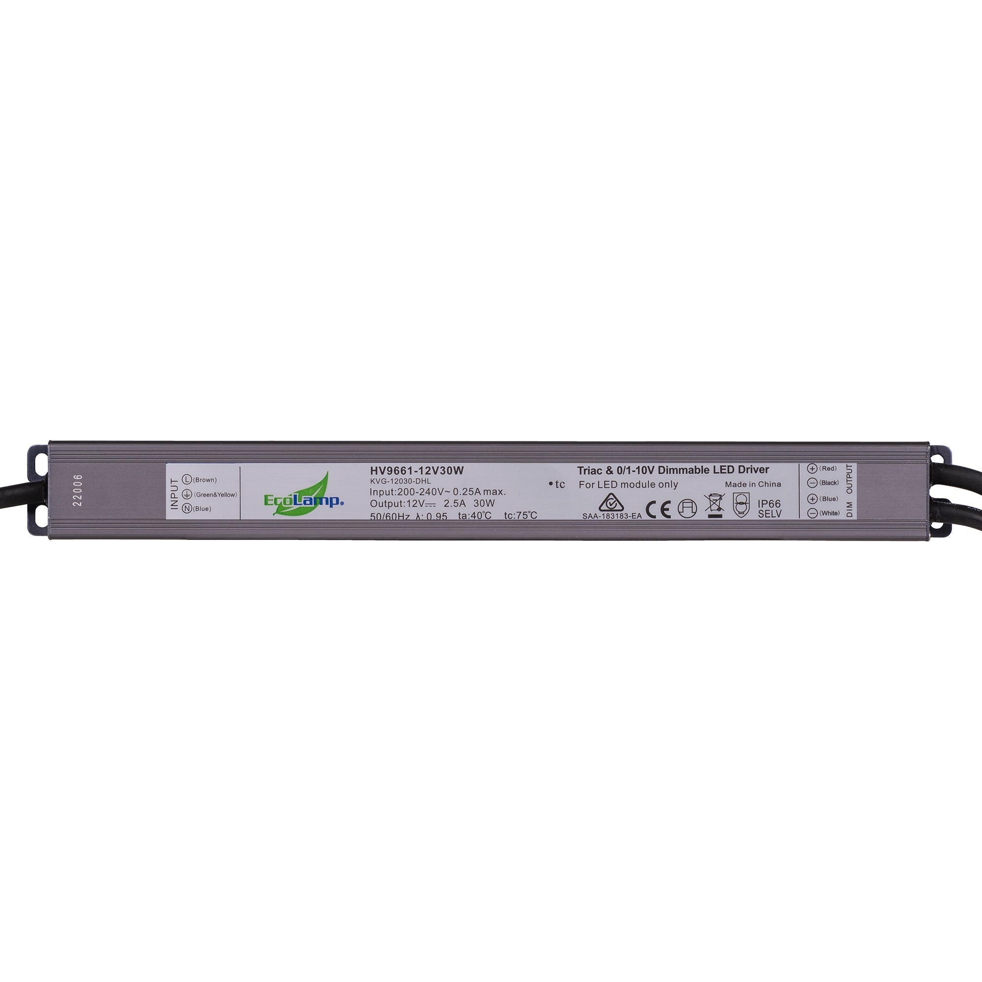 HV9661-30W - 30W Triac + 0-1/10v Dimmable LED Driver
