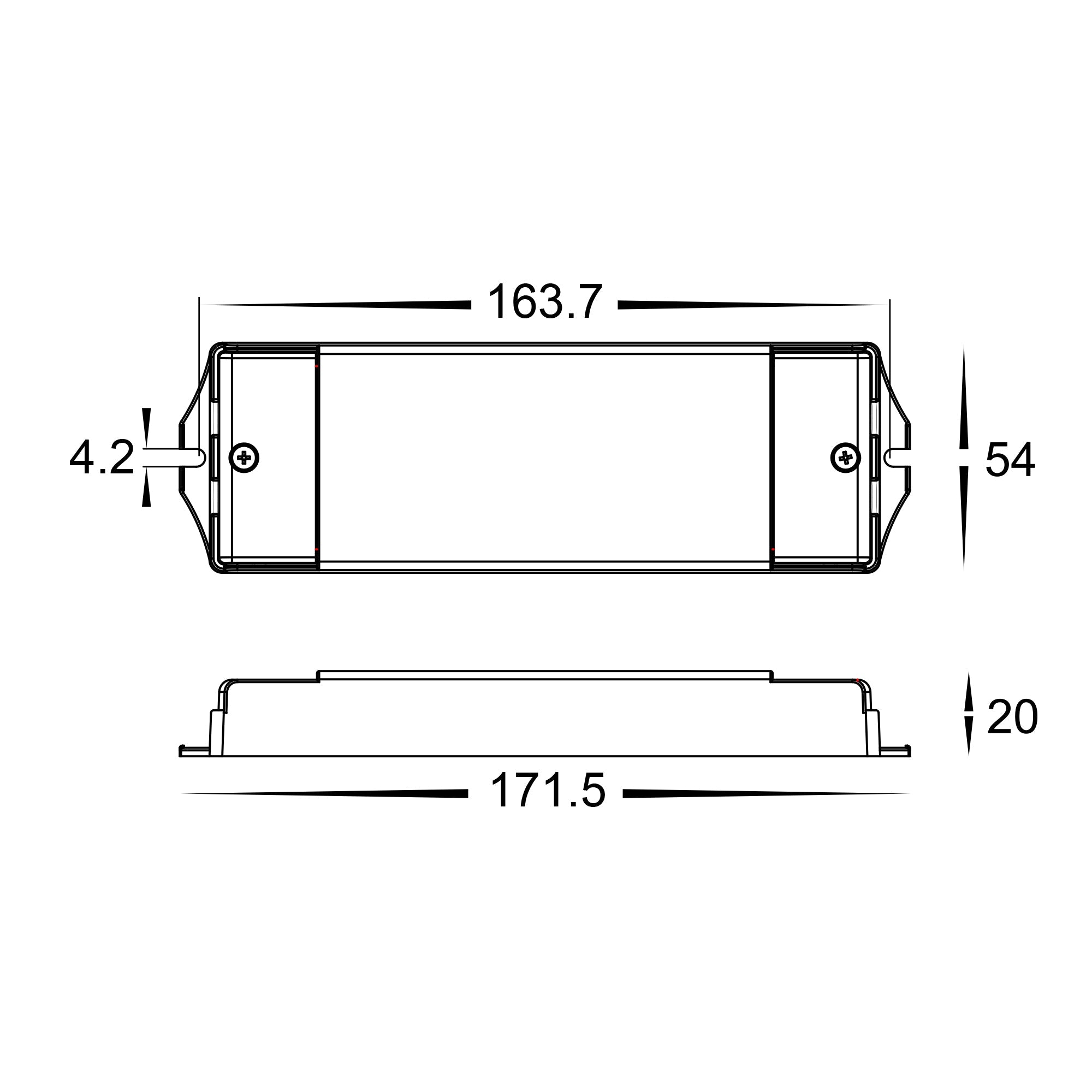 HV96631-12V30W | HV96631-24V30W - 30W Dali 2 + Push Dim Dimmable LED Driver