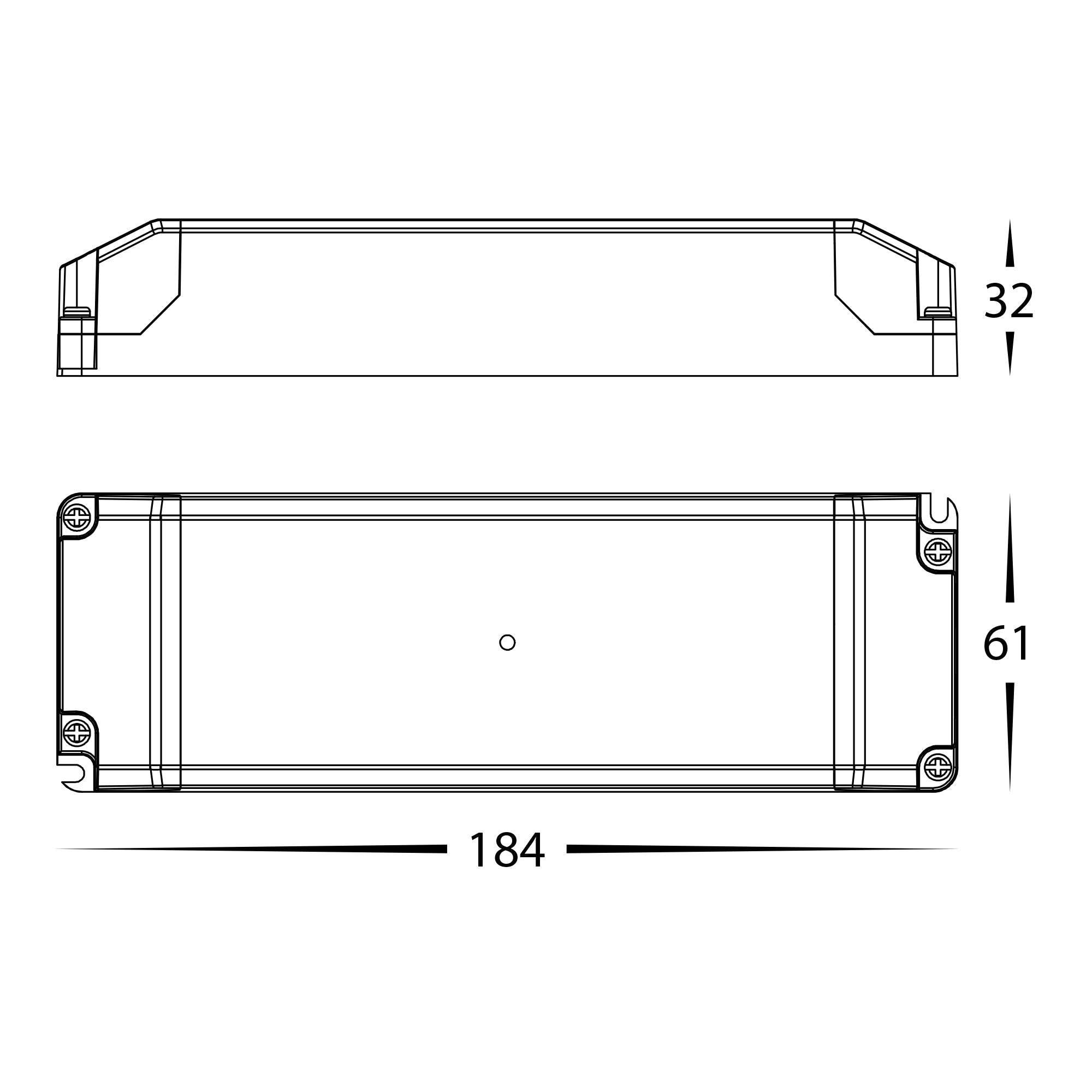 HV9668-12V50W | HV9668-24V50W- 50w Triac Dimmable Indoor LED Driver
