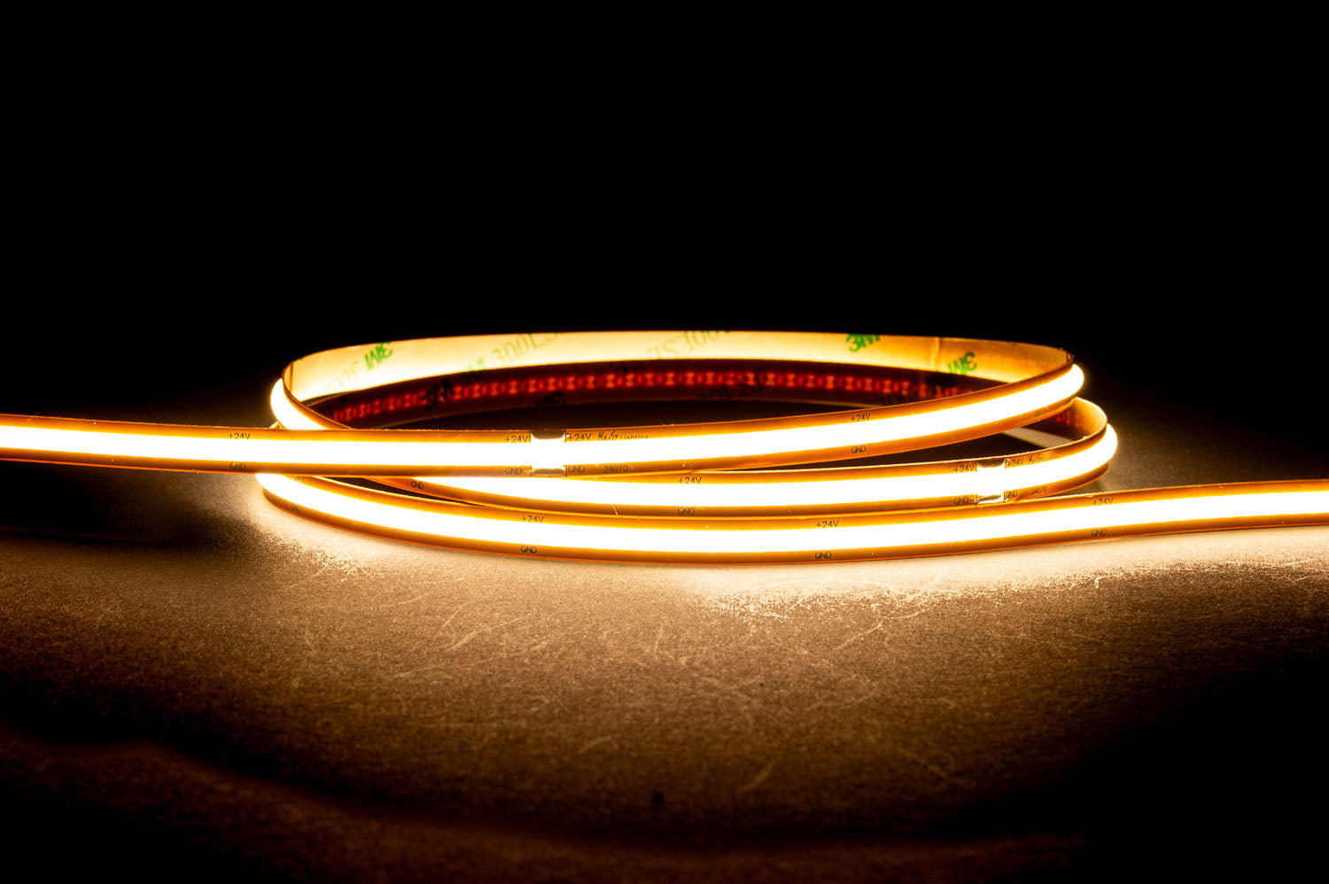 HV9761-IP20-528-4K - 12w IP20 24v DC 4000K Free Cut COB Dotless LED Strip