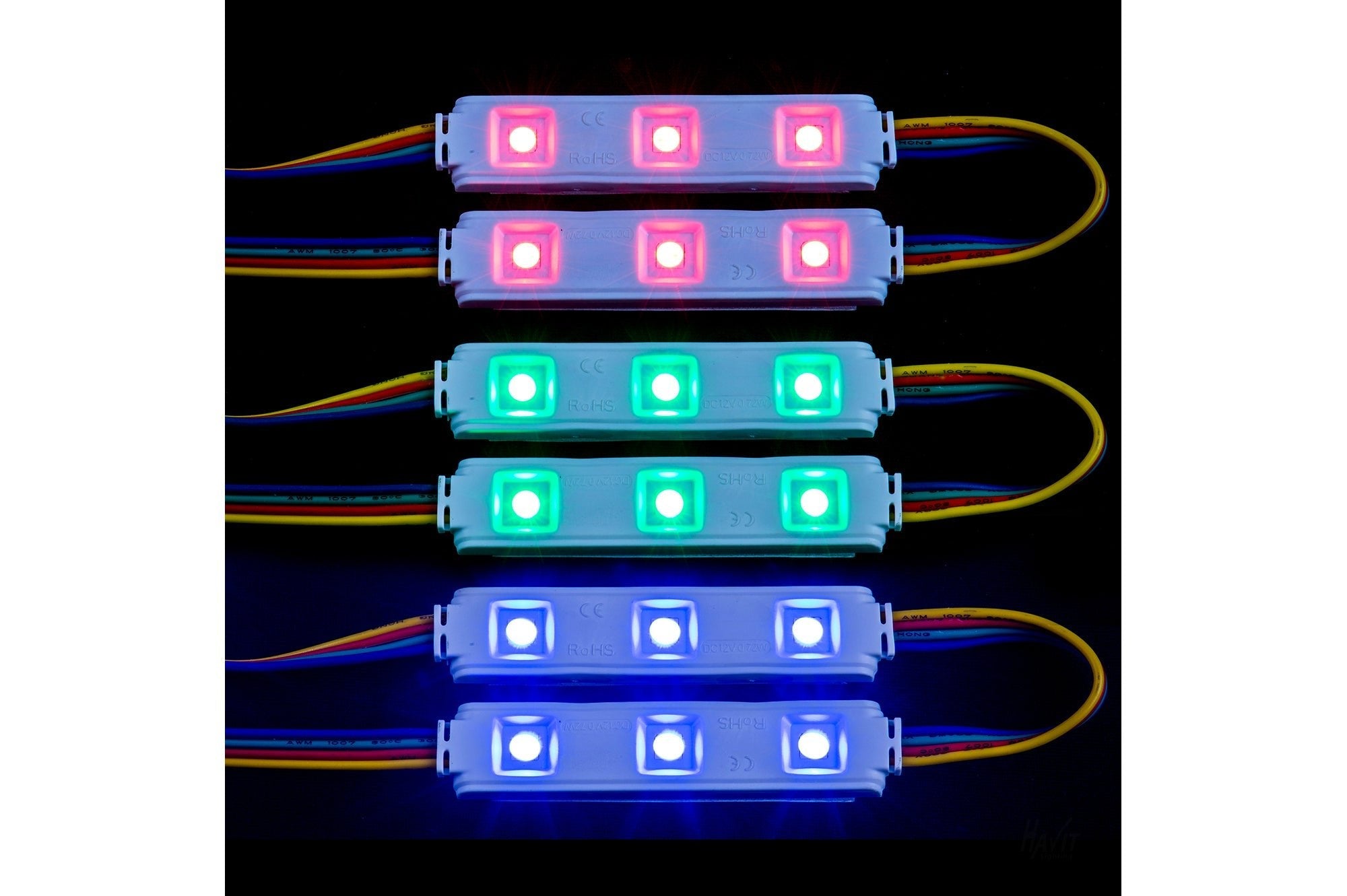 HV9794-IP65-RGB - 0.72w IP65 12v DC Signage Modules RGB
