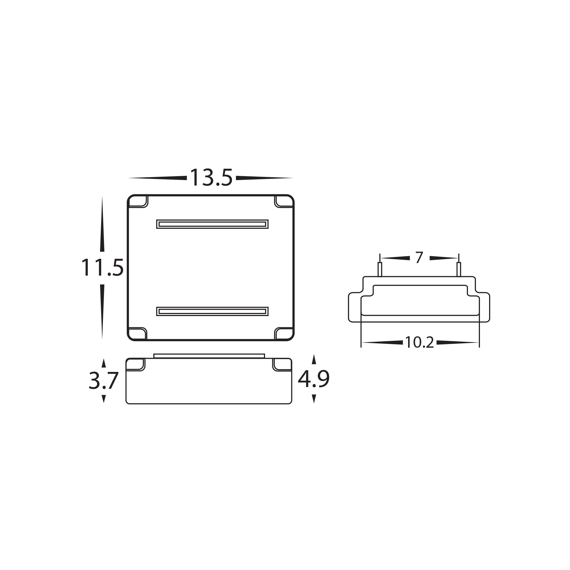 HV9961 - LED Strip Joiner to suit IP20 10mm PCB LED Strip