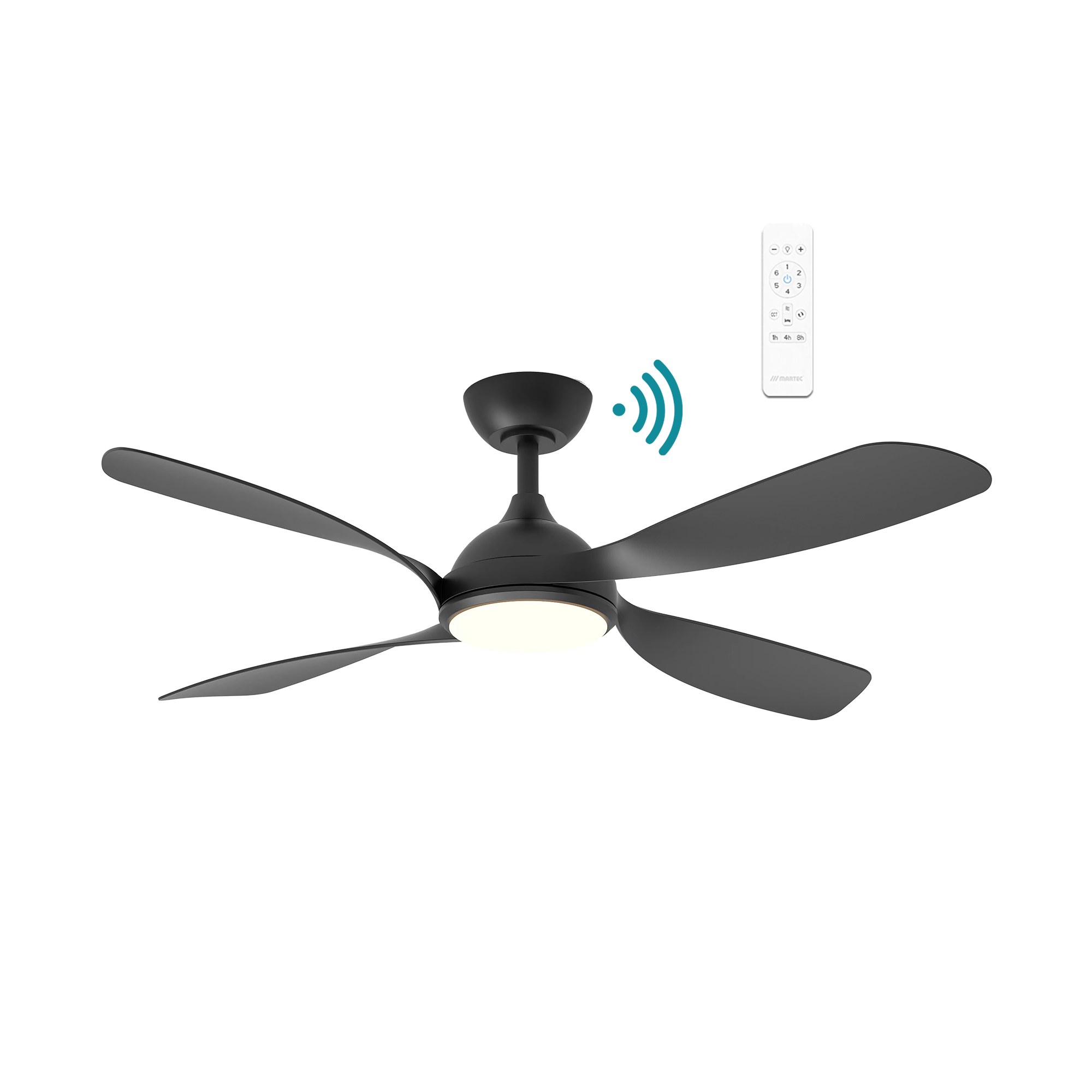 Hampton DC 1320mm 4 ABS Blade WIFI & Remote Control Ceiling Fan
